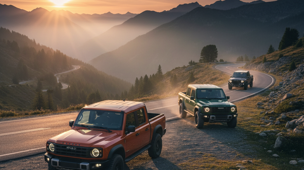 Editorial, photo-realistic HERO for an automotive daily news article titled "Ineos Grenadier Quartermaster Price Slashed by $20K – Daily Car News (202