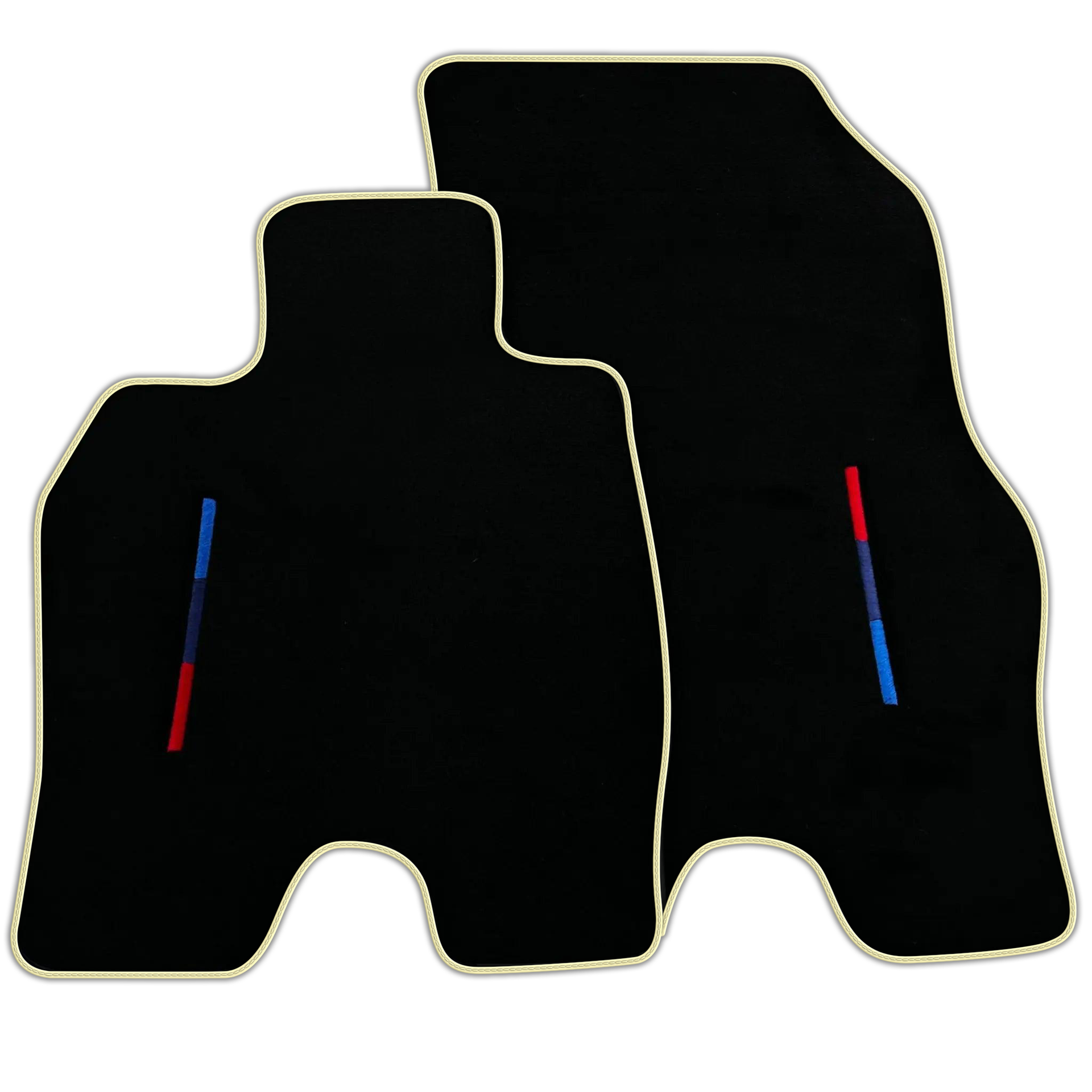 Black Floor Mats for BMW 5 Series G30 (2016-2023) | Leather Trim