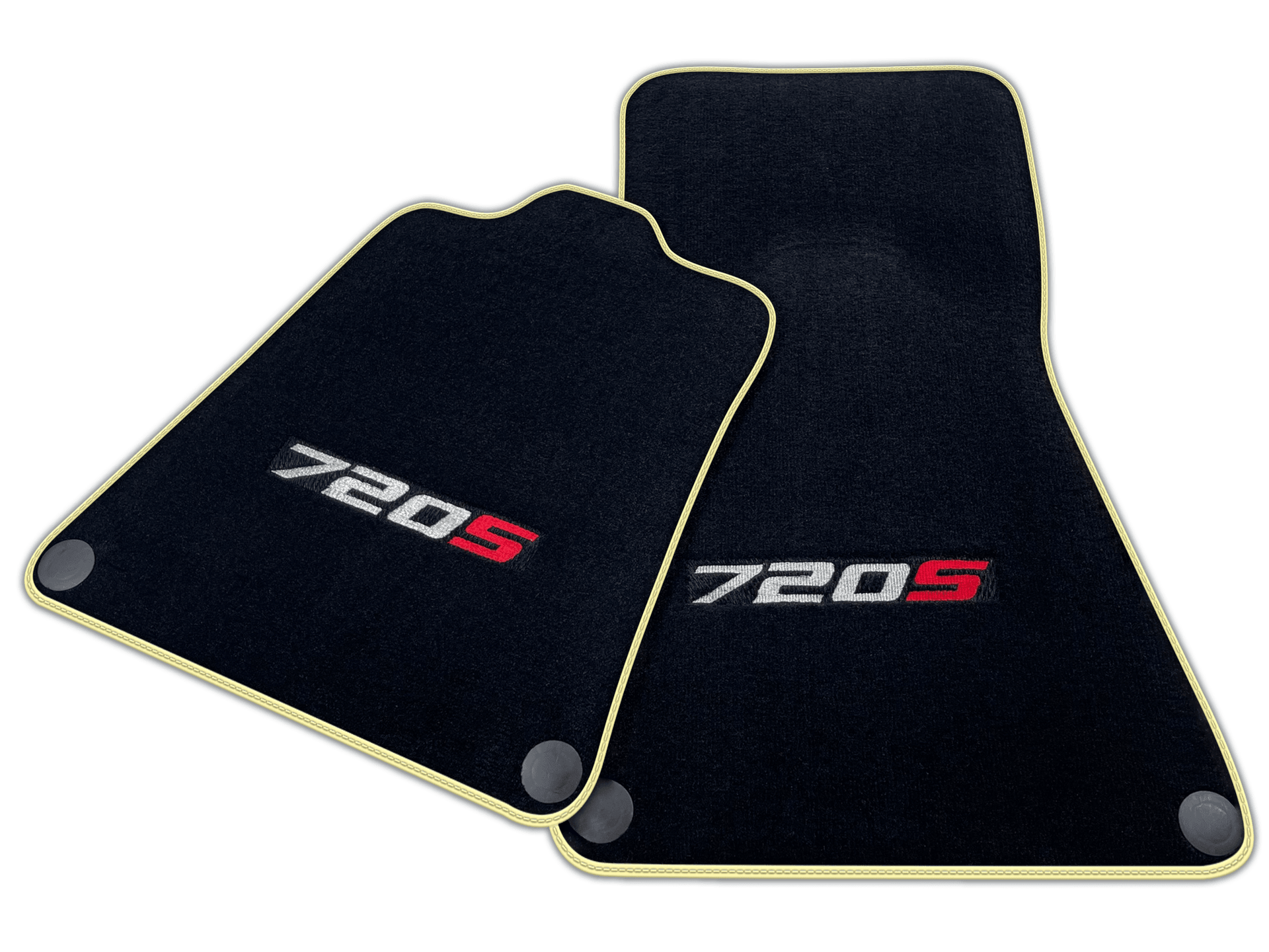 Black Floor Mats for McLaren 720s (2017-2021) | Various Trim Colors