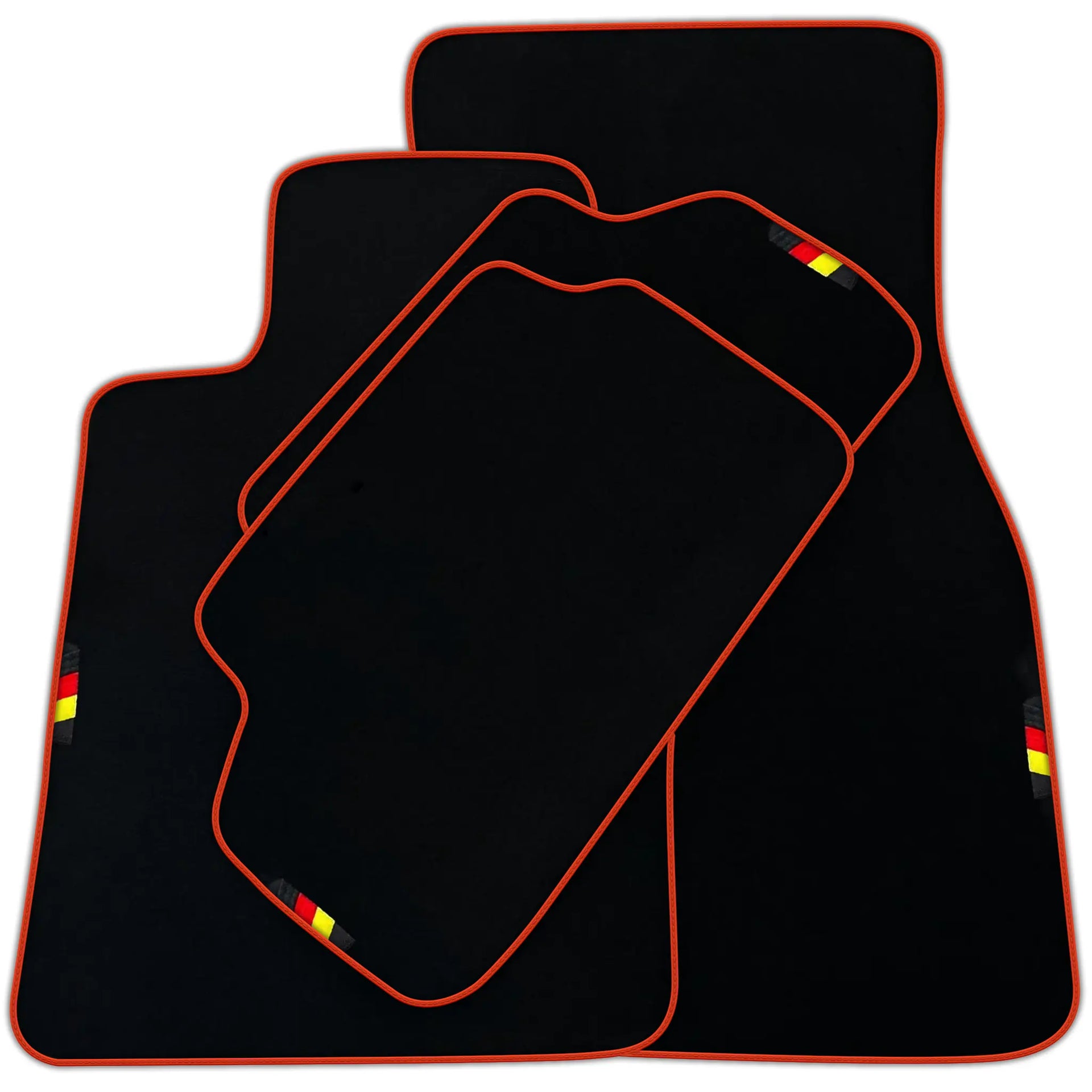 Black Floor Mats For BMW M4 Series F82 Germany Edition AutoWin Brand | Various Trim Colors