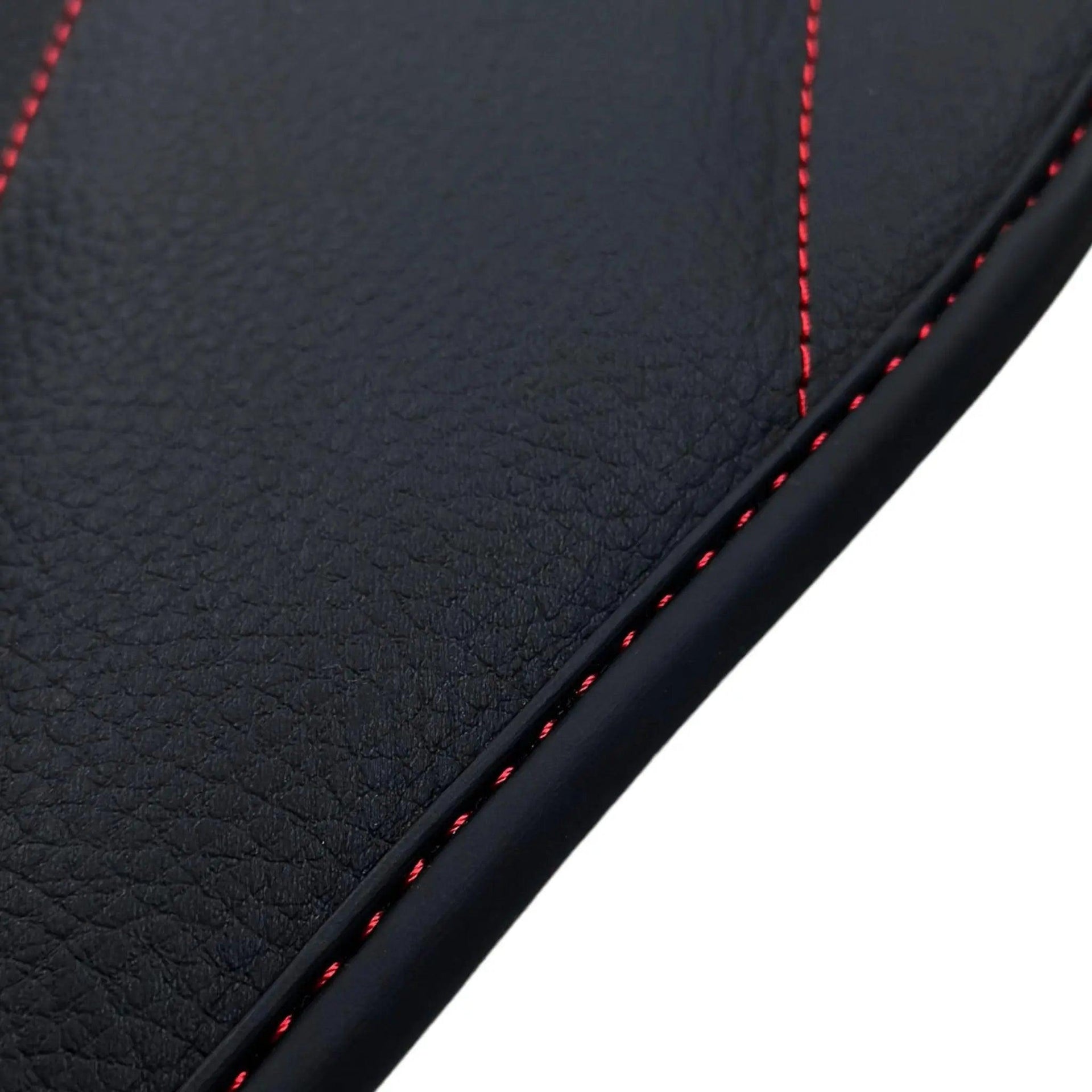 Black Leather Floor Mats For Mercedes Benz GLC-Class C253 Coupe (2016-2019) | ER56 Design - AutoWin