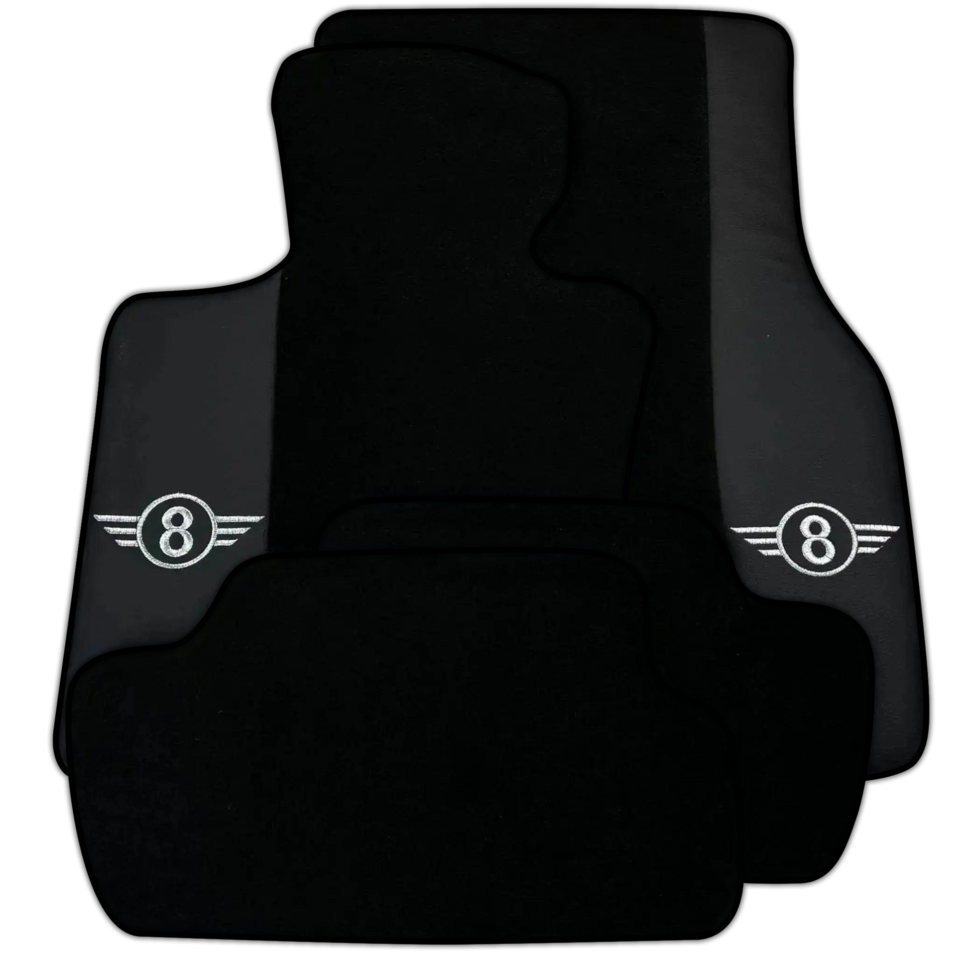Black Floor Mats for Mini Cooper / One Electric (2020-2023) Various Trim Colors