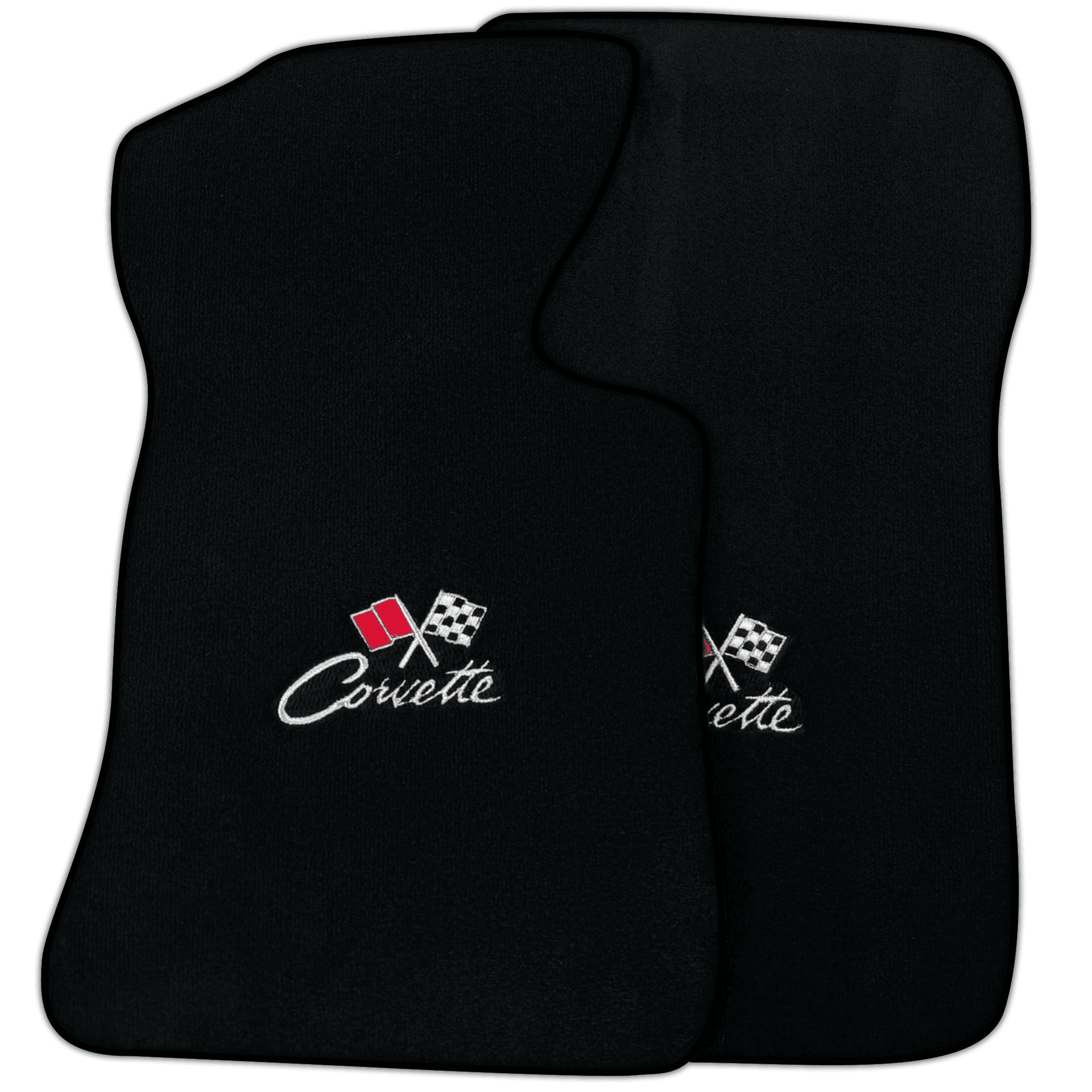 Black Floor Mats for Chevrolet Corvette C2 (1963-1967) | Various Trim Colors