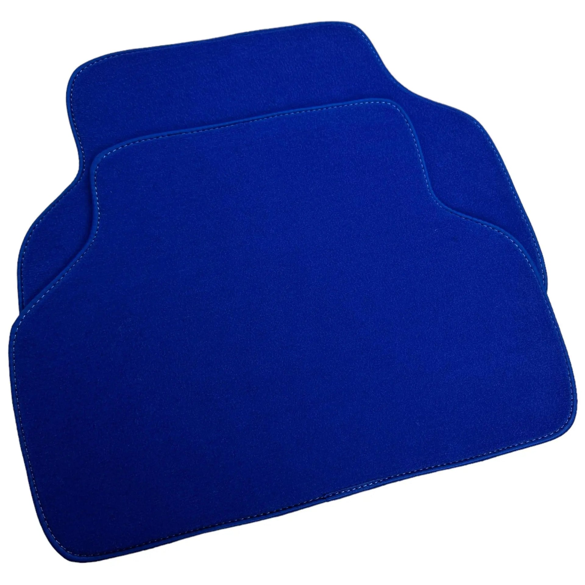 Blue Floor Mats For BMW 5 Series E60 With M Package - AutoWin