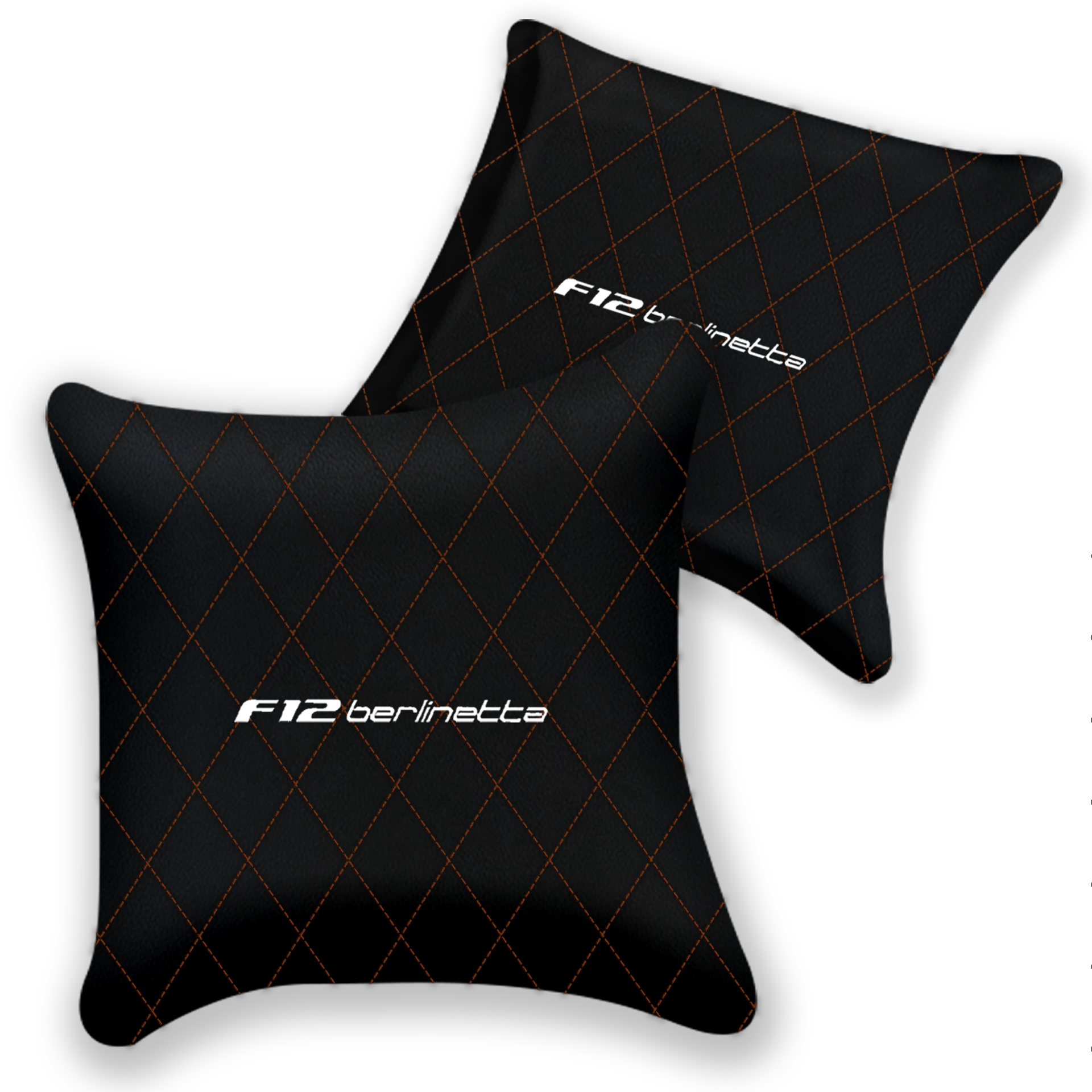 Customizable Black Leather Pillows for Ferrari California T 2015-2018