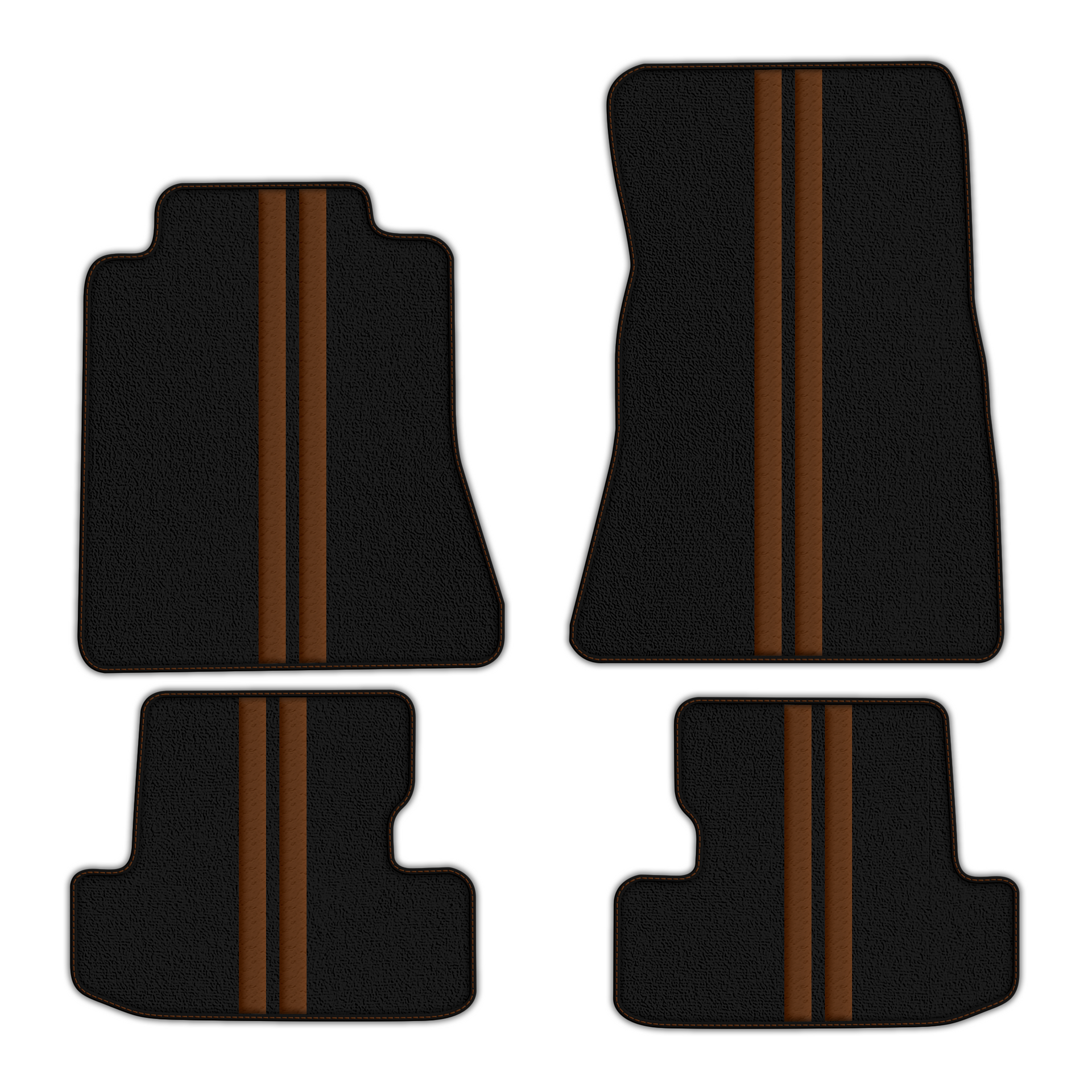 Black Floor Mats for Ford Mustang V FL (2011-2014) - Stylish
