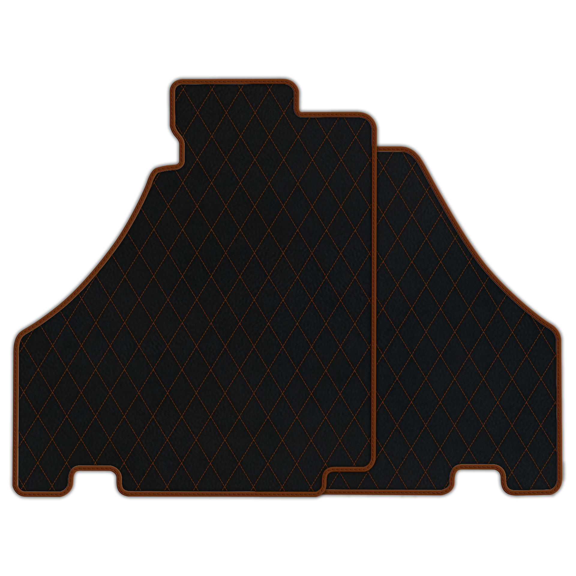 Premium Black Leather Floor Mats for Ferrari 360 (1999-2005)