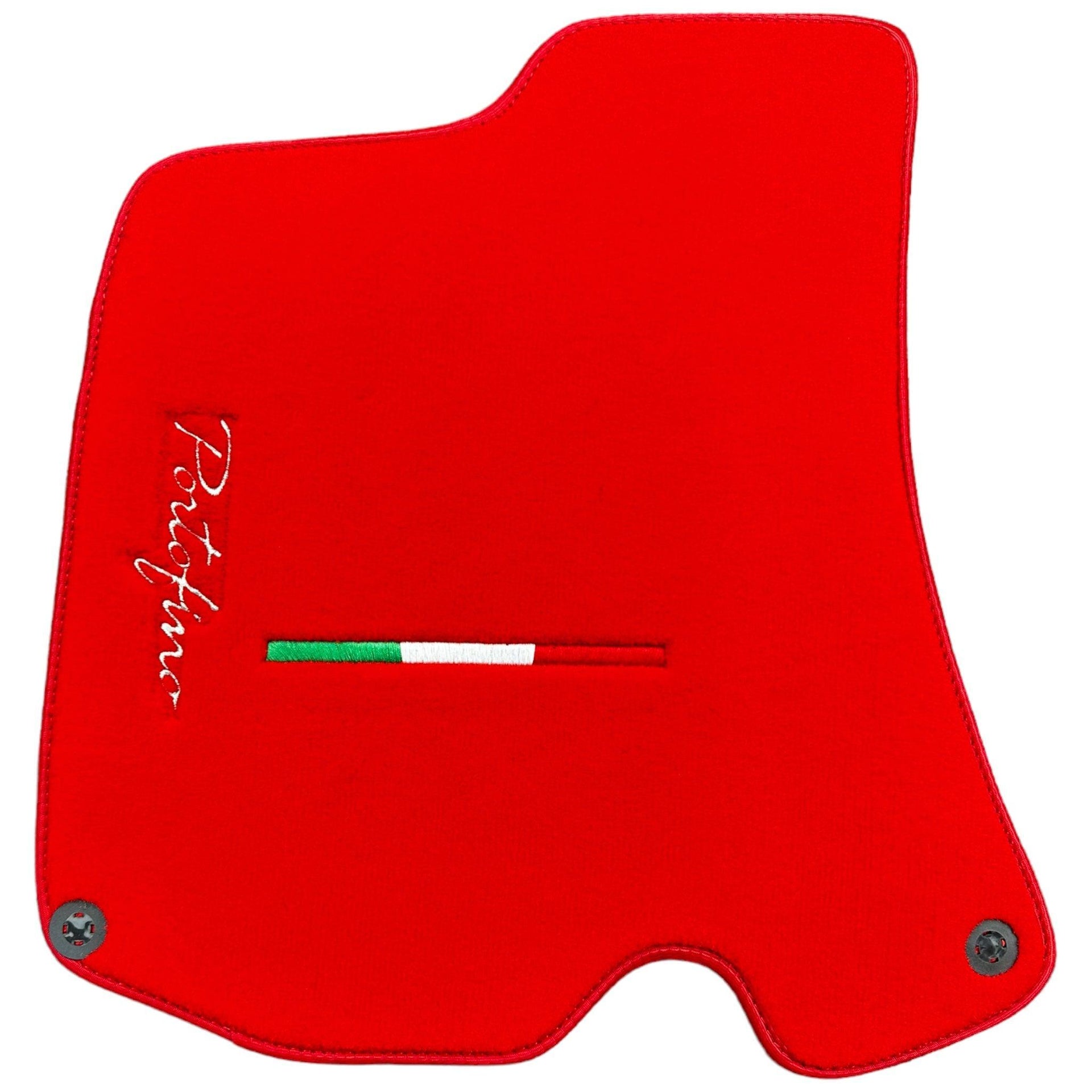 Red Floor Mats for Ferrari Portofino (2018-2023) Italian Edition - AutoWin