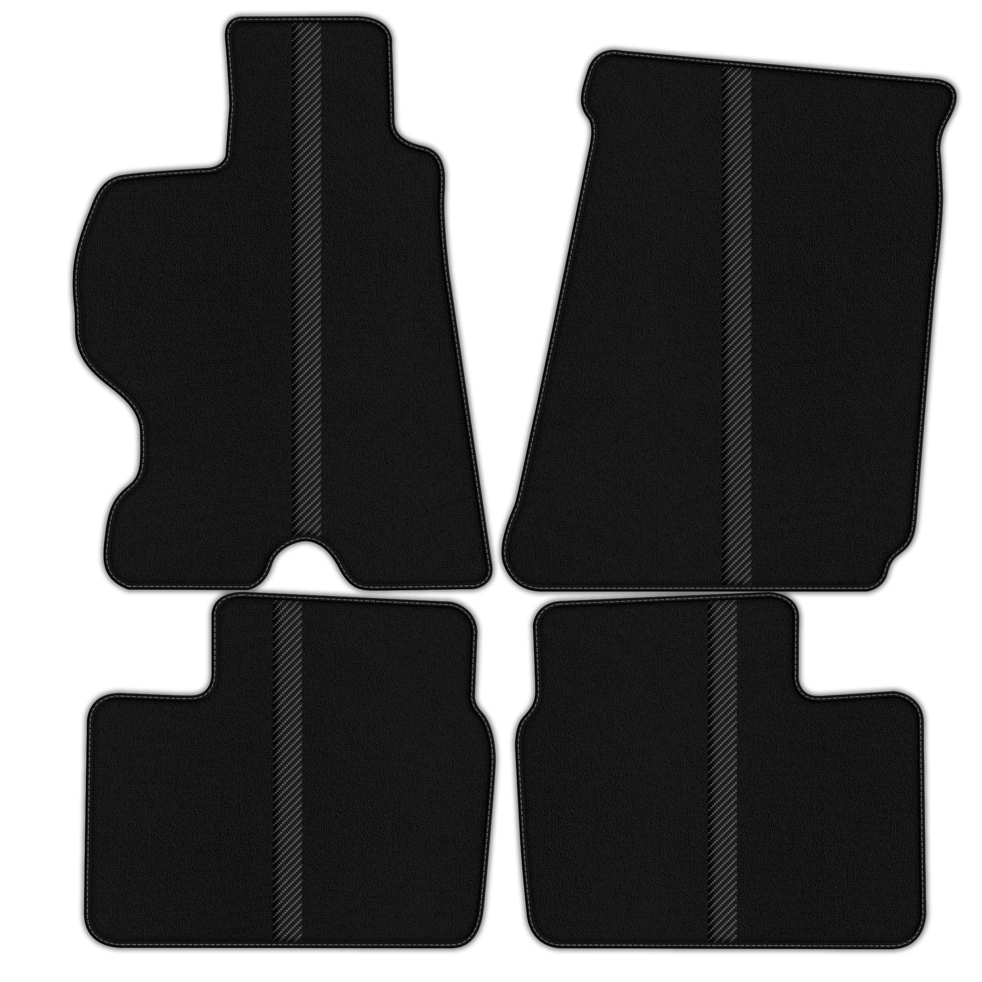 Premium Black Floor Mats for Ferrari F12 Berlinetta (2012-2022)