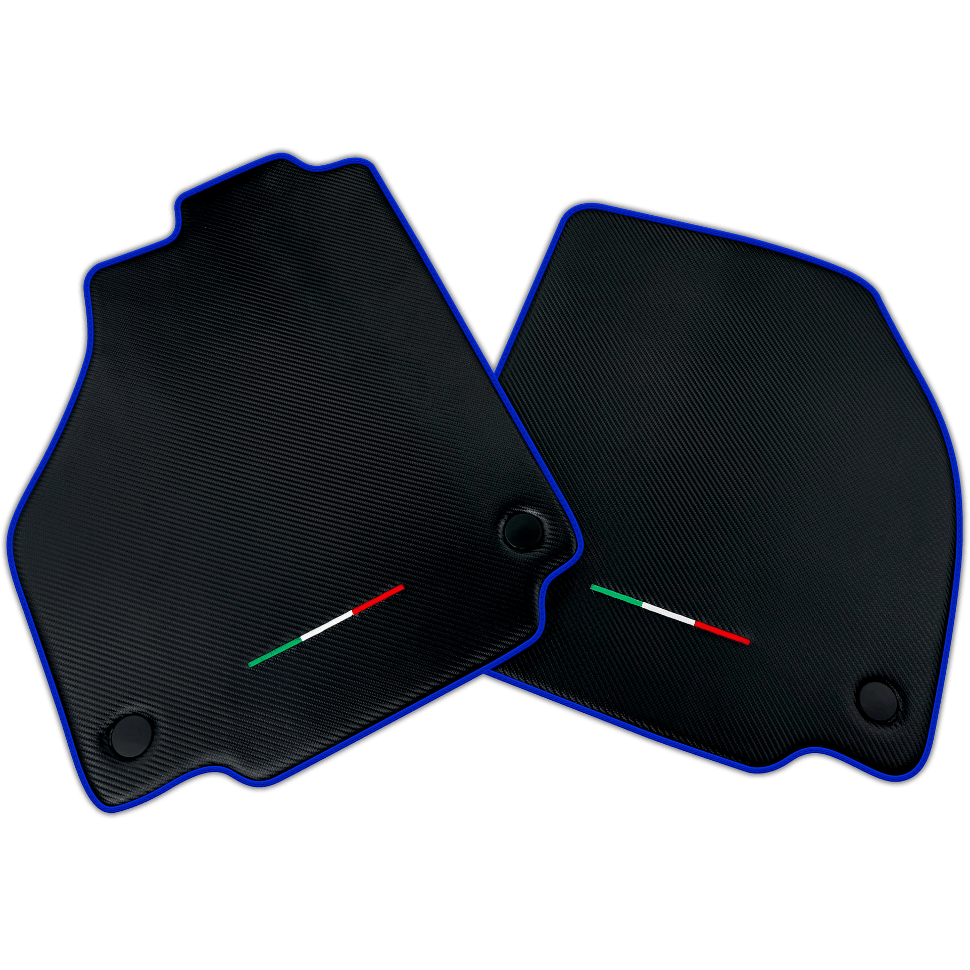 Floor Mats For Ferrari 488 Spider 2015-2022 Carbon Fiber AutoWin Brand Italian Edition