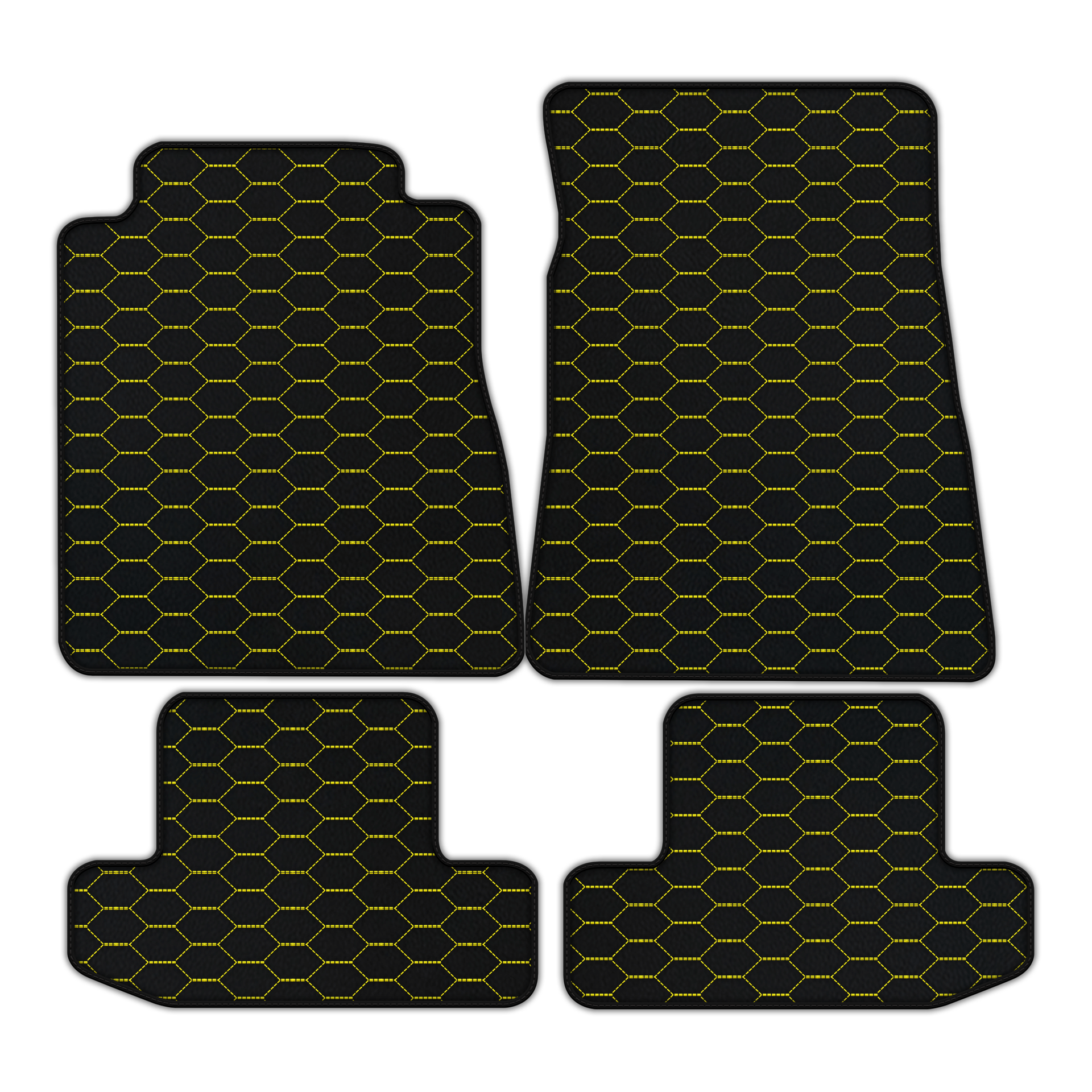 Custom Premium Leather Floor Mats for Ford GT350 Shelby (2015-2021)