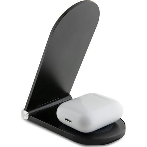 Black Ferrari 2-in-1 Foldable MagSafe Induction Charger – 15W