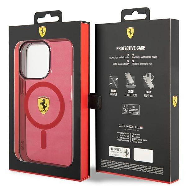 Ferrari Translucent MagSafe Hardcase for iPhone 14 Pro 6.1" - AutoWin