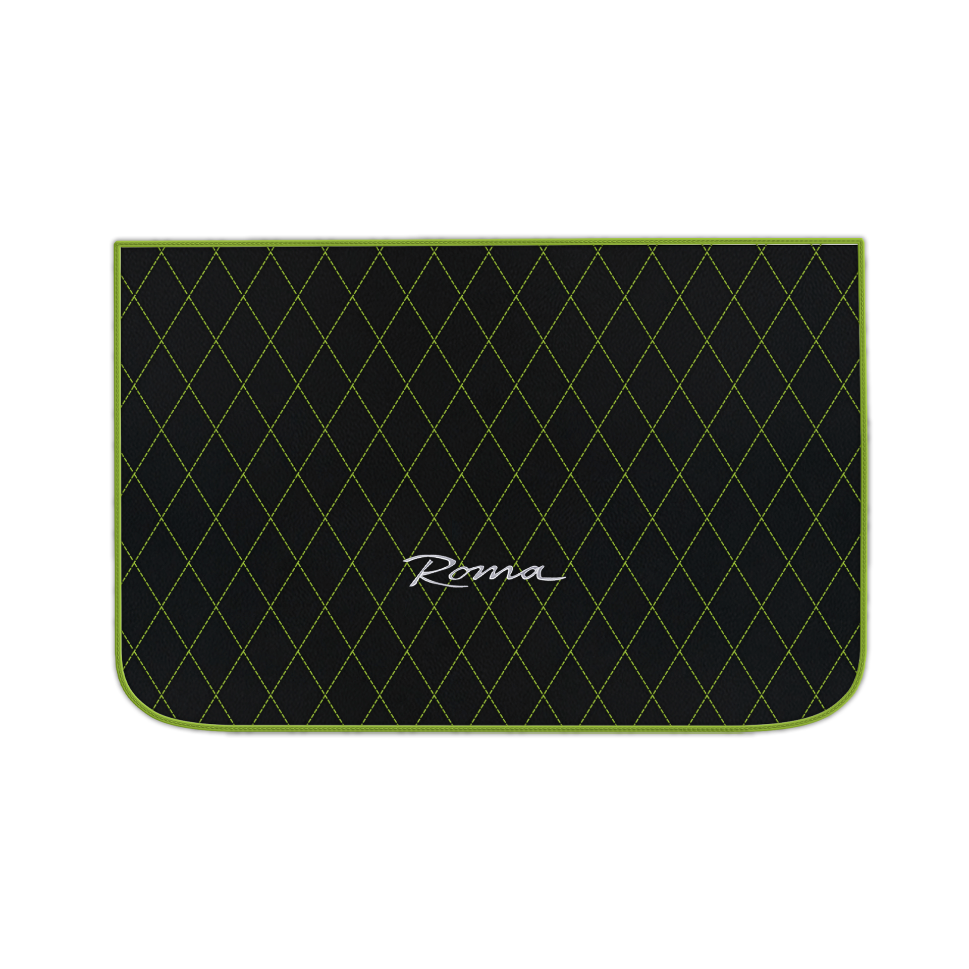 Premium Black Leather Floor Mats for Ferrari Portofino (2018-2023)