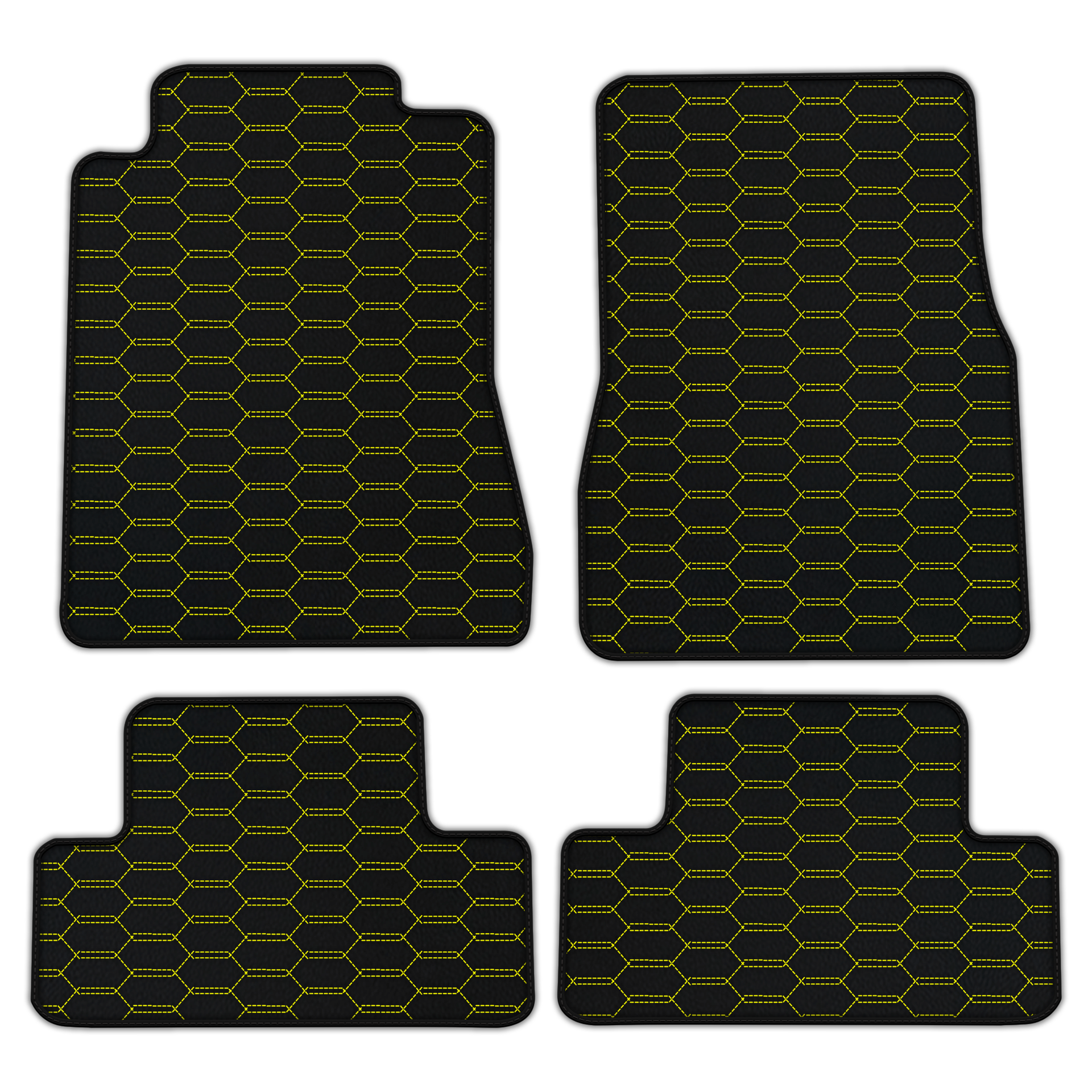 Customizable Leather Floor Mats for Ford Mustang V FL (2011-2014)