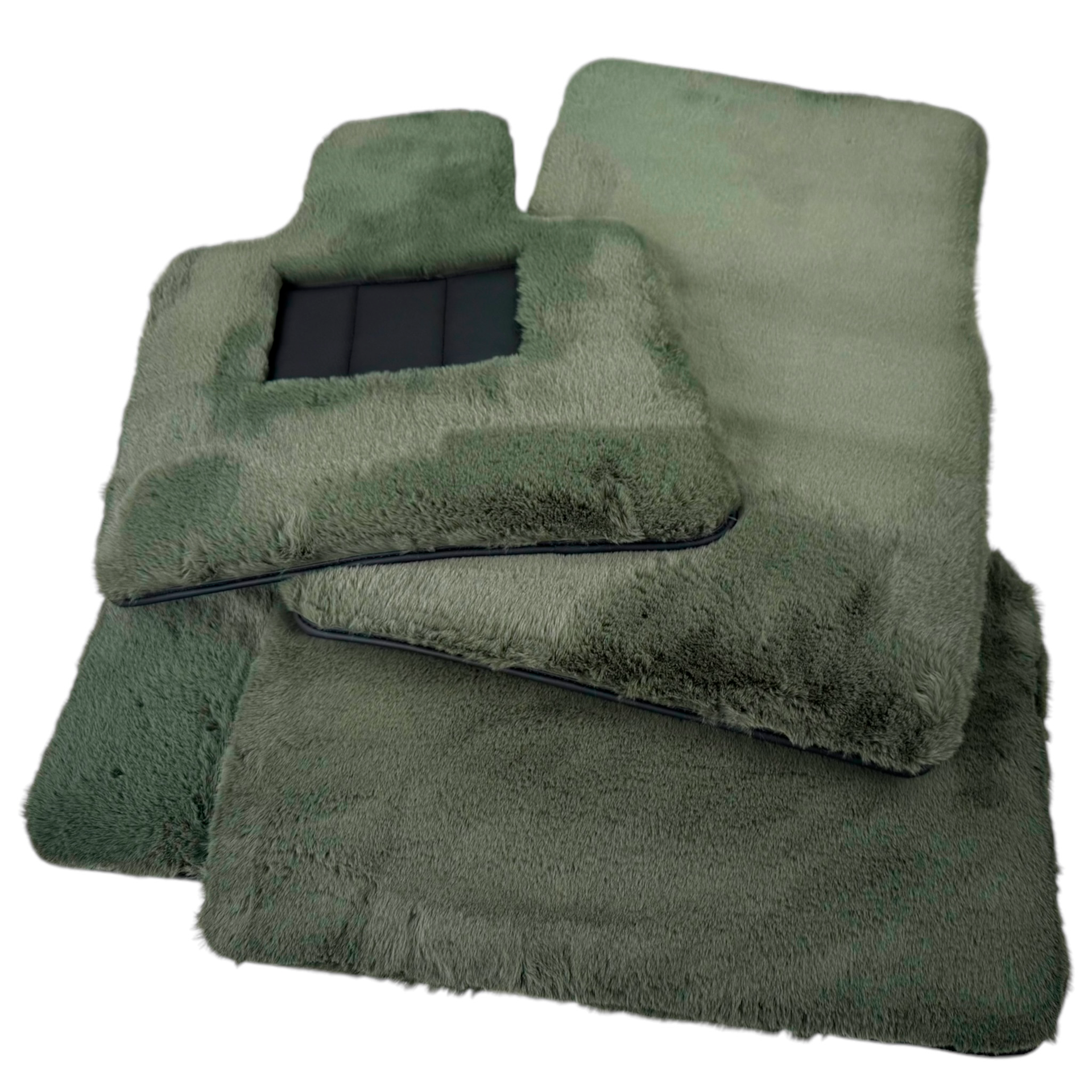 Light Green Sheepskin Floor Mats for Rolls-Royce Cullinan (2018-2025)