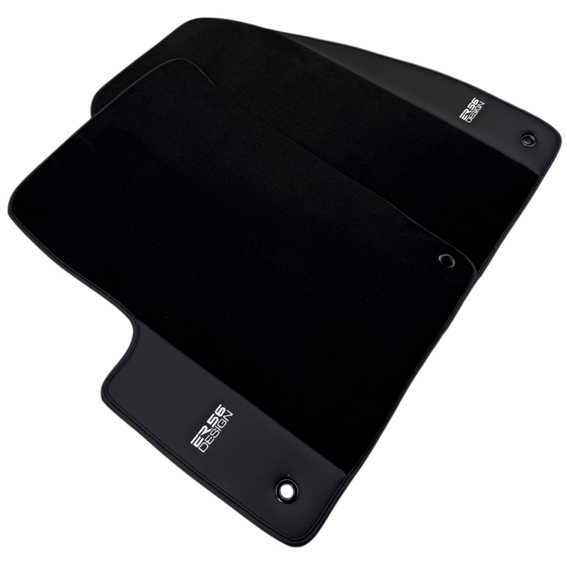 ER56 Design Black Floor Mats for Dodge Journey (2008-2011) with Leather