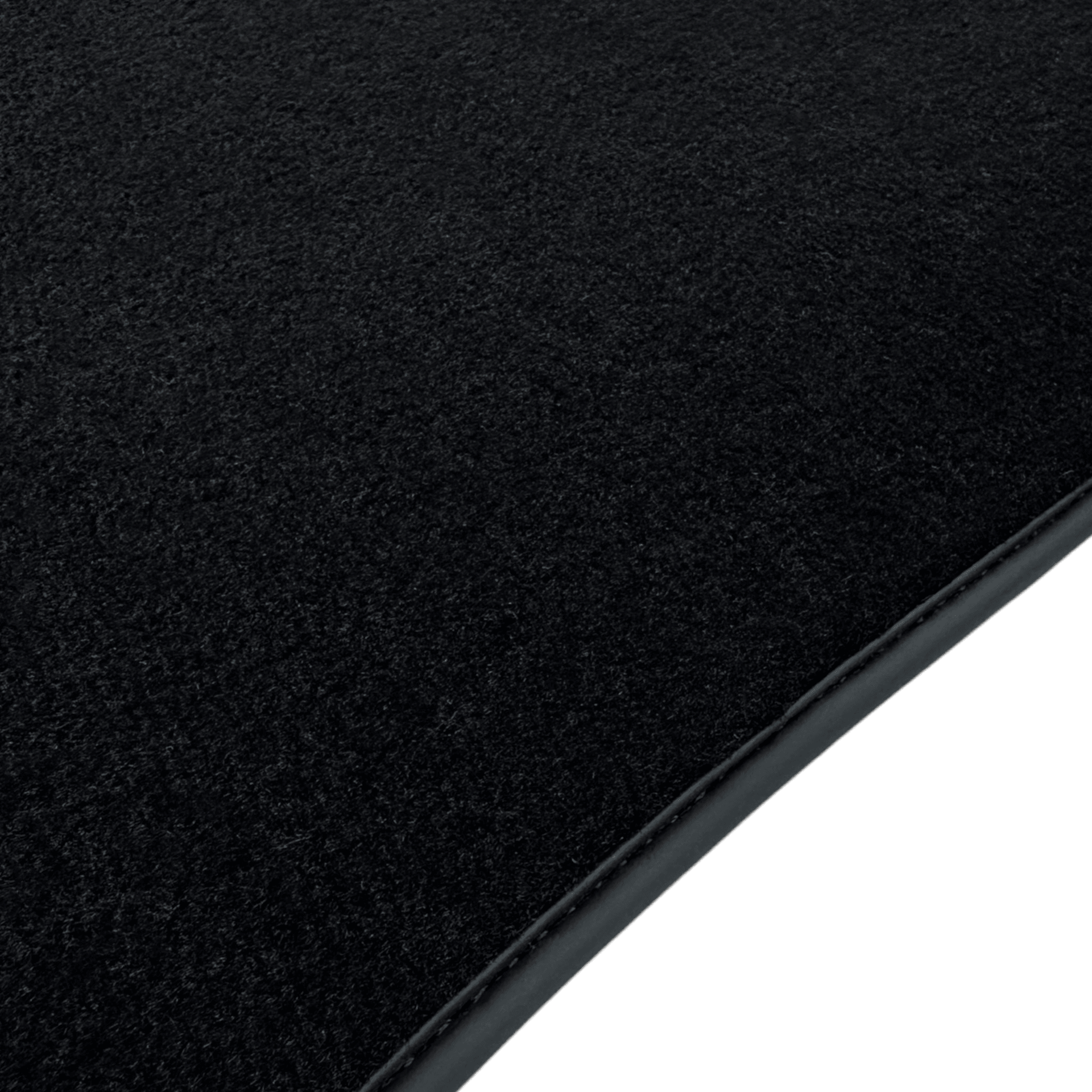 Black Floor Mats for Jaguar F-Type (2014-2020) with Leather - AutoWin