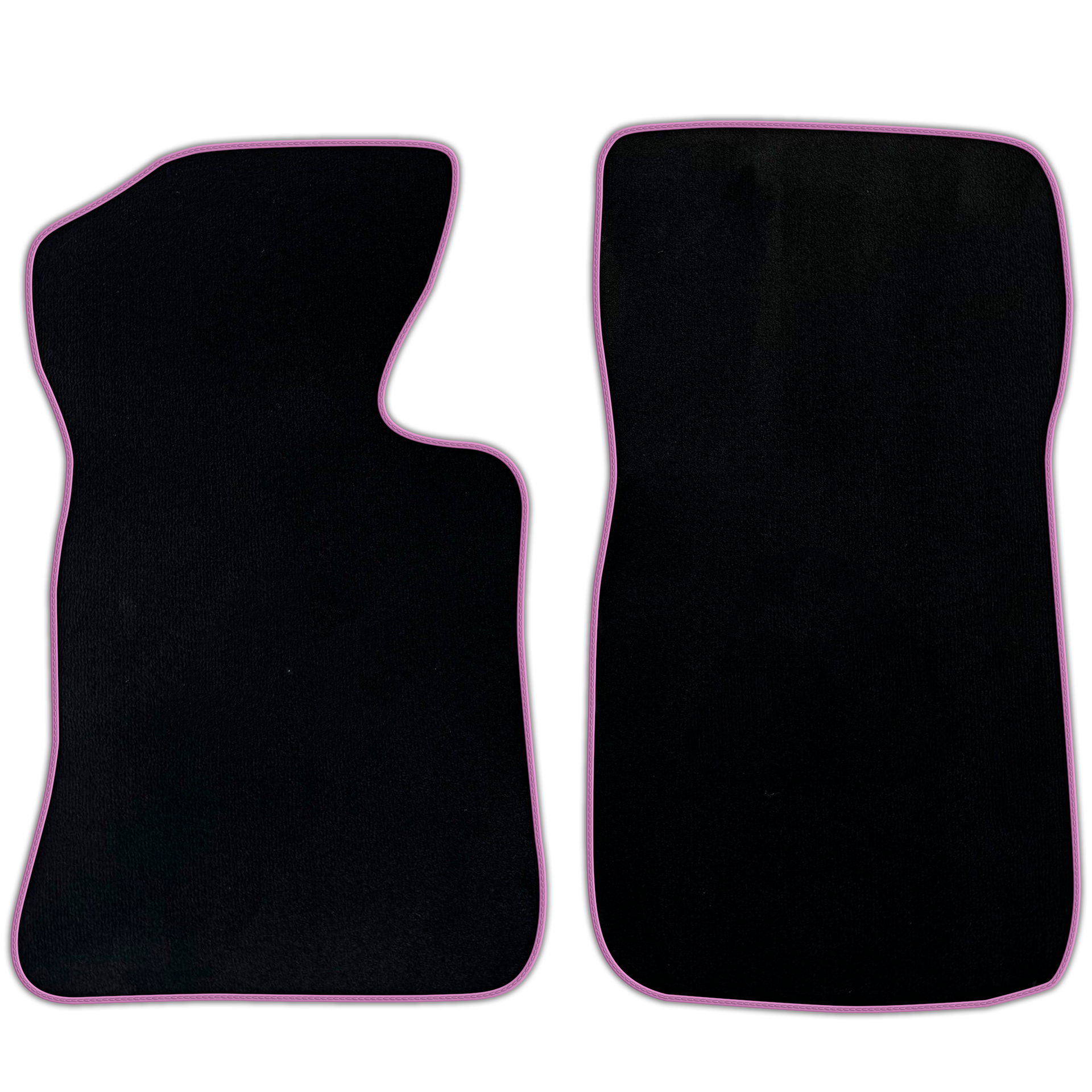 Custom Black Floor Mats for Chevrolet Corvette C2 (1963-1967) Black Trim