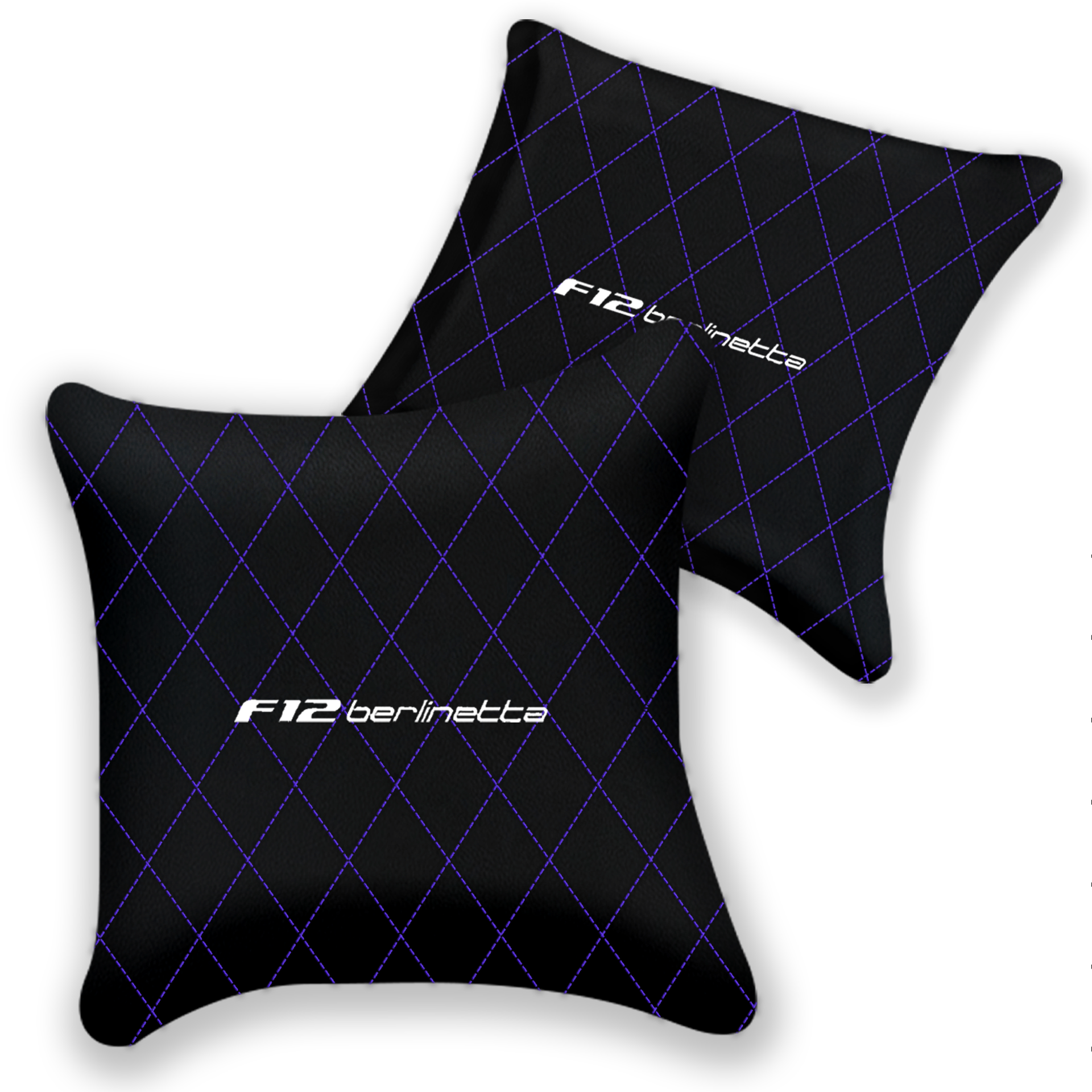 Customizable Black Leather Pillows for Ferrari California T 2015-2018