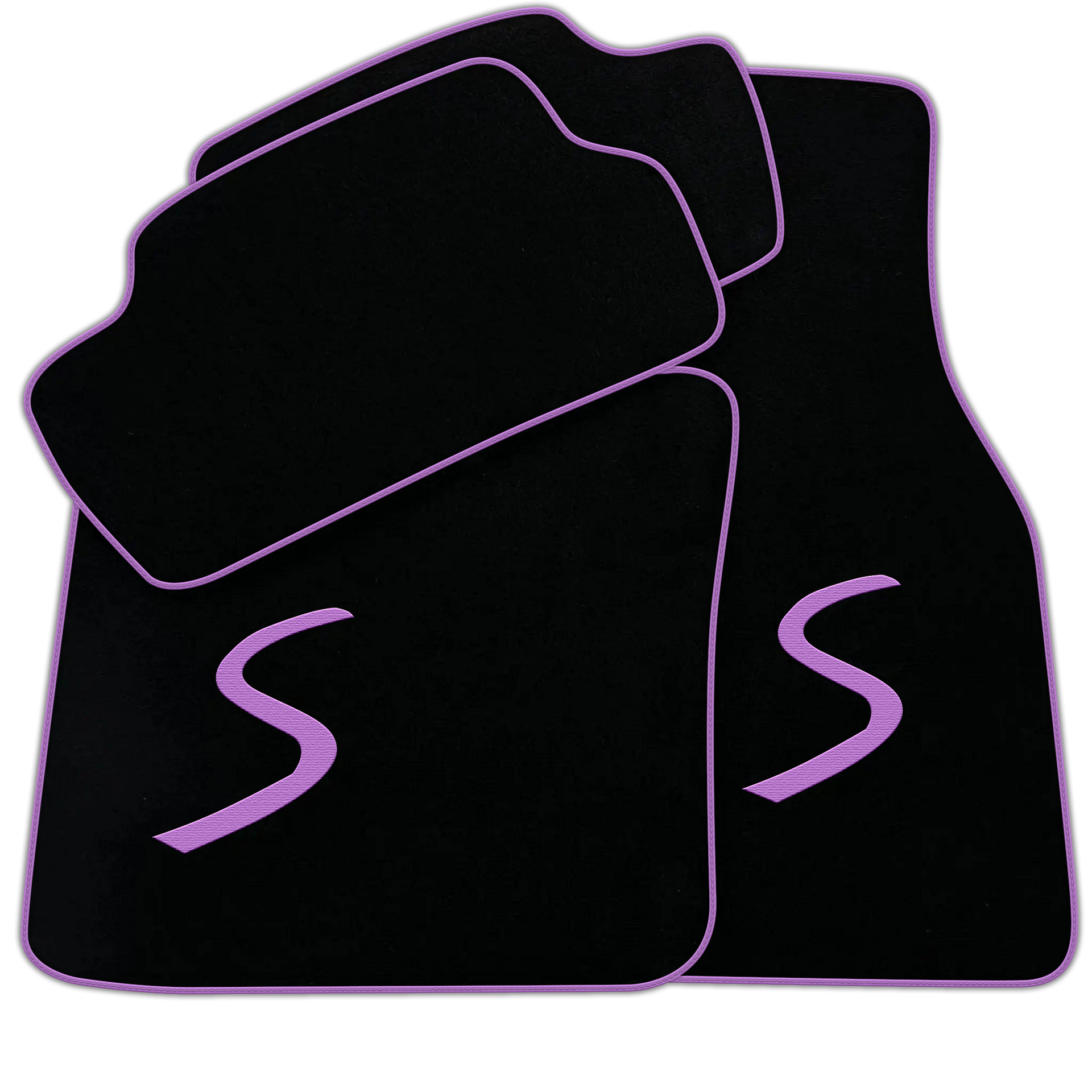 Black Floor Mats for Mini Cooper / One Electric (2020-2023)