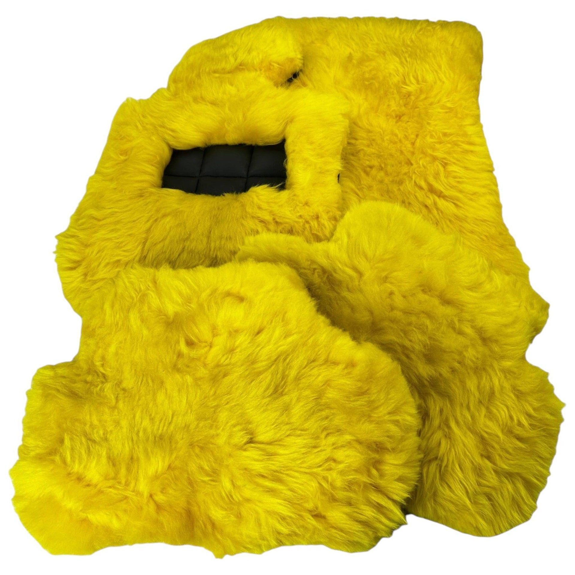 Various Colors of Sheepskin Floor Mats Tailored for the Alfa Romeo Giulia (1962-1978) - AutoWin