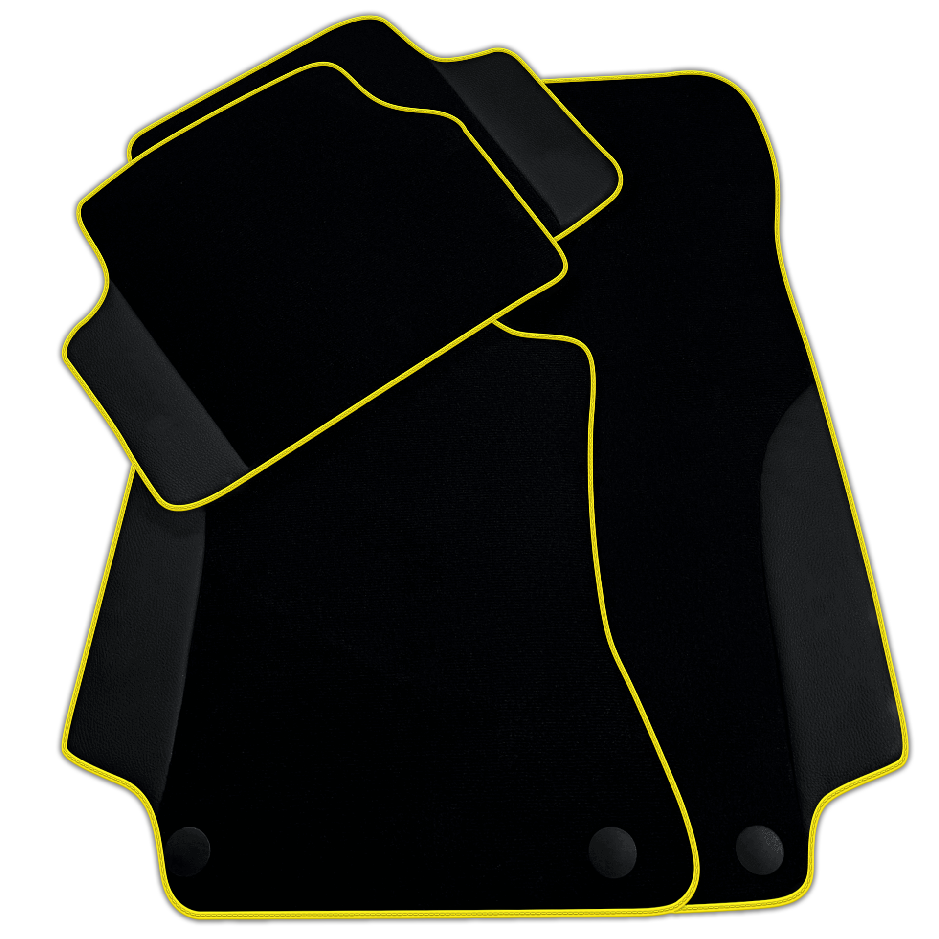 Customizable Black Floor Mats For Mercedes Benz GLK-Class X204 (2012-2015)