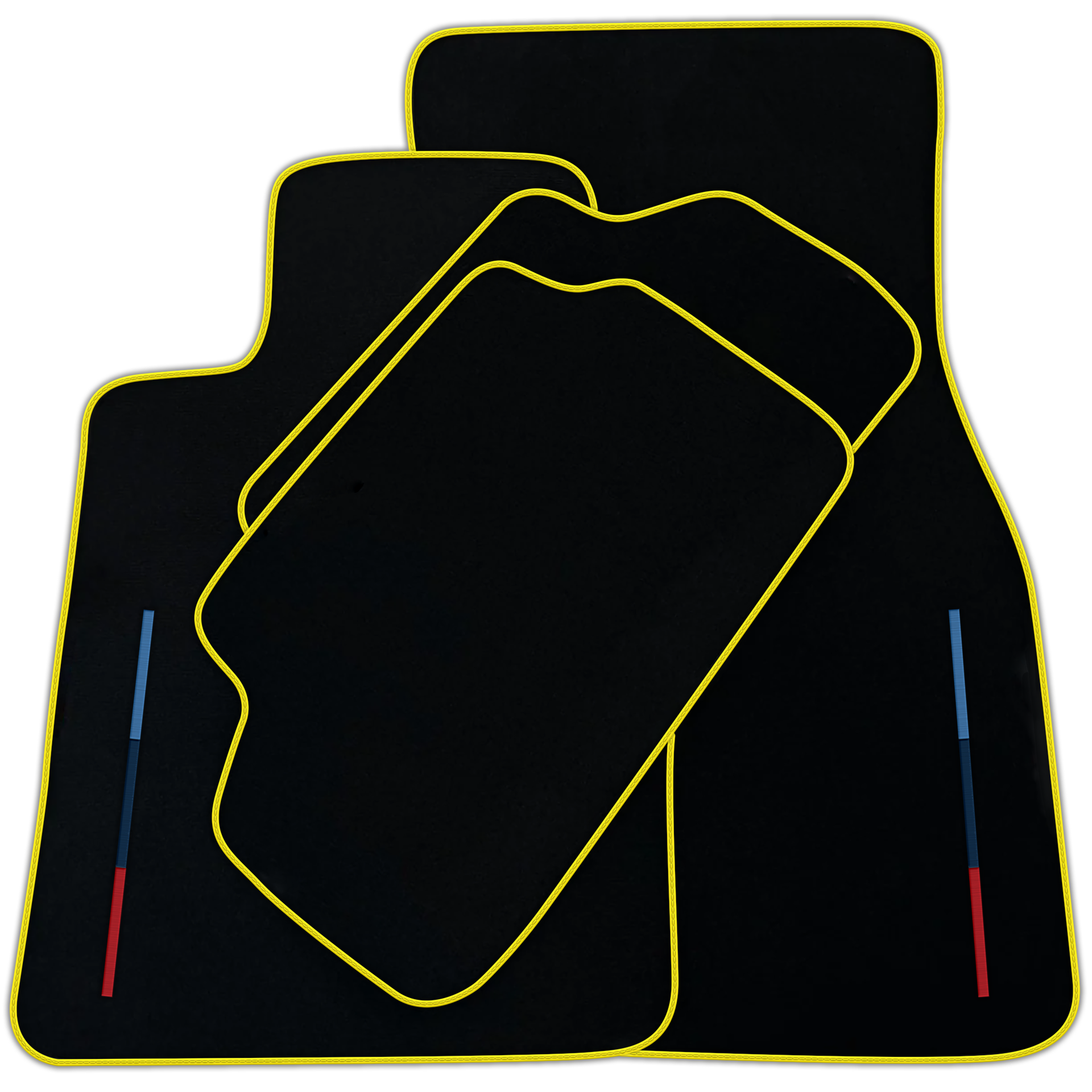 Black Floor Mats for BMW i8 Series l12 I15 | Various Trim Colors