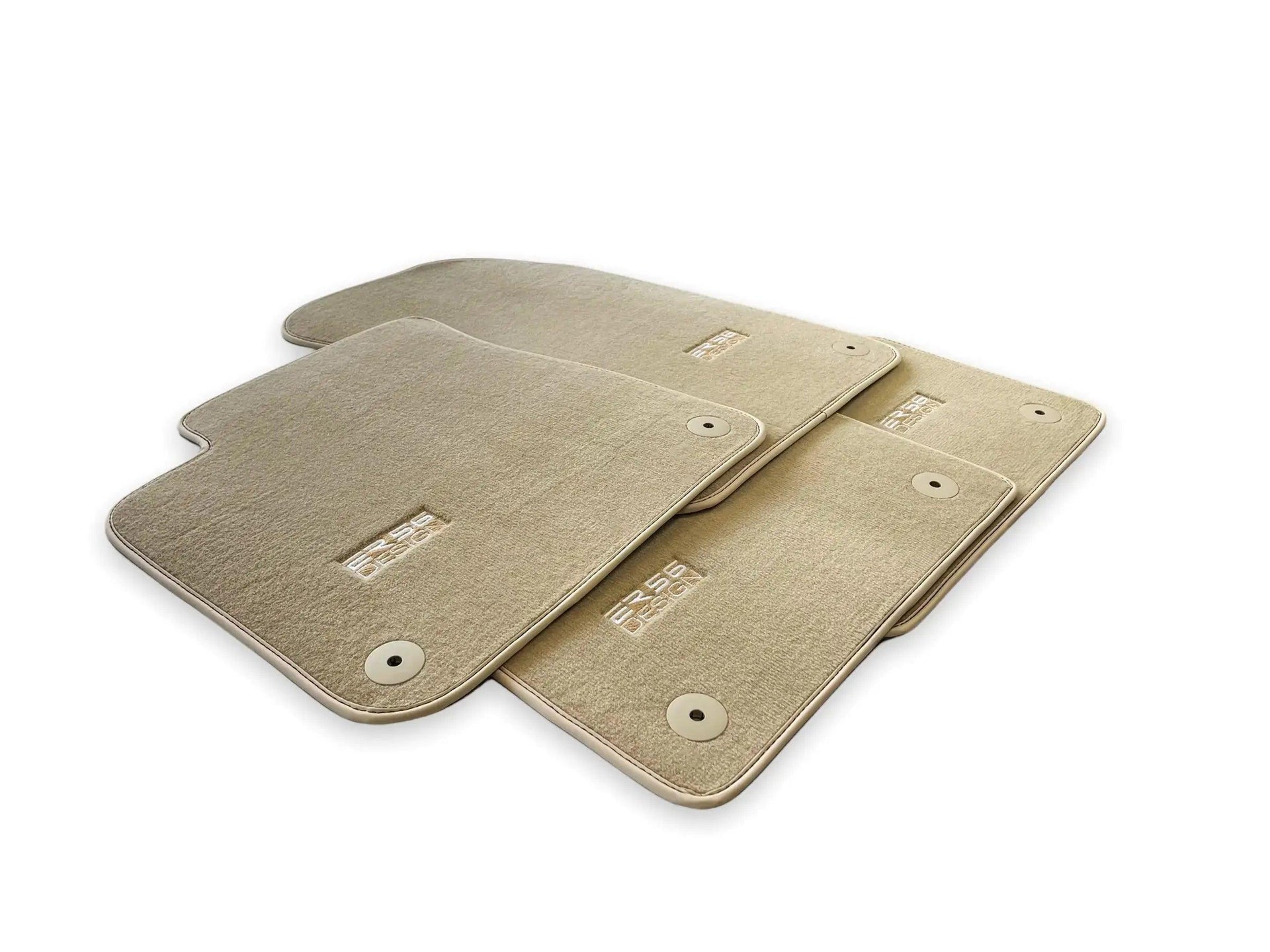 Beige Floor Mats for Audi Q2 (2016-2020) | ER56 Design - AutoWin