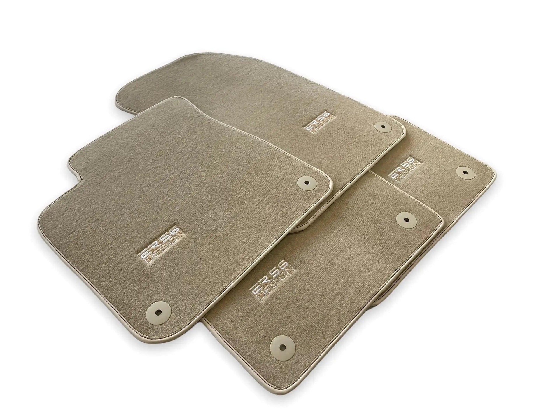 Beige Floor Mats for Audi Q2 (2020-2024) | ER56 Design - AutoWin
