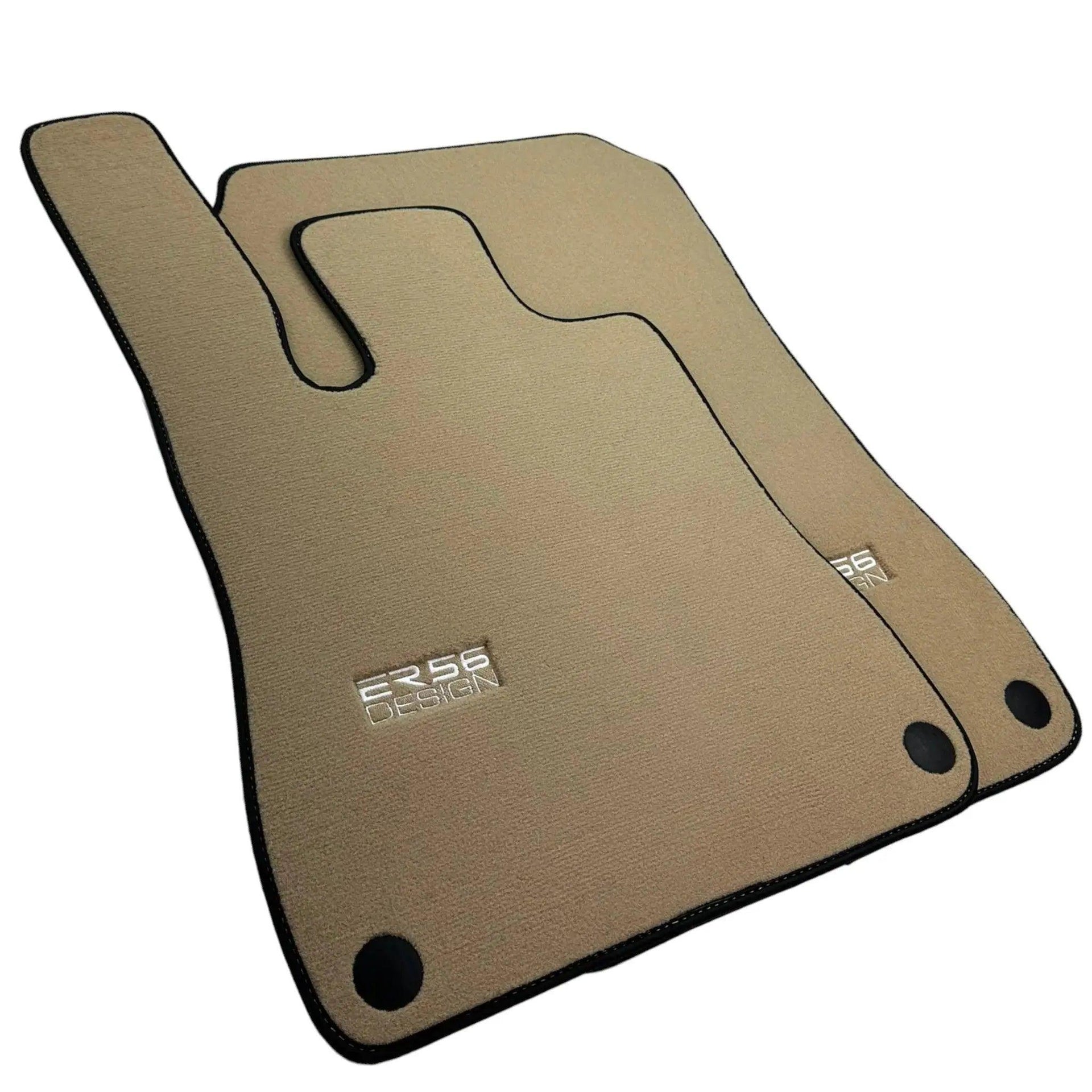 Beige Floor Mats For Mercedes-Benz SLK R170 (1998-2000) - AutoWin