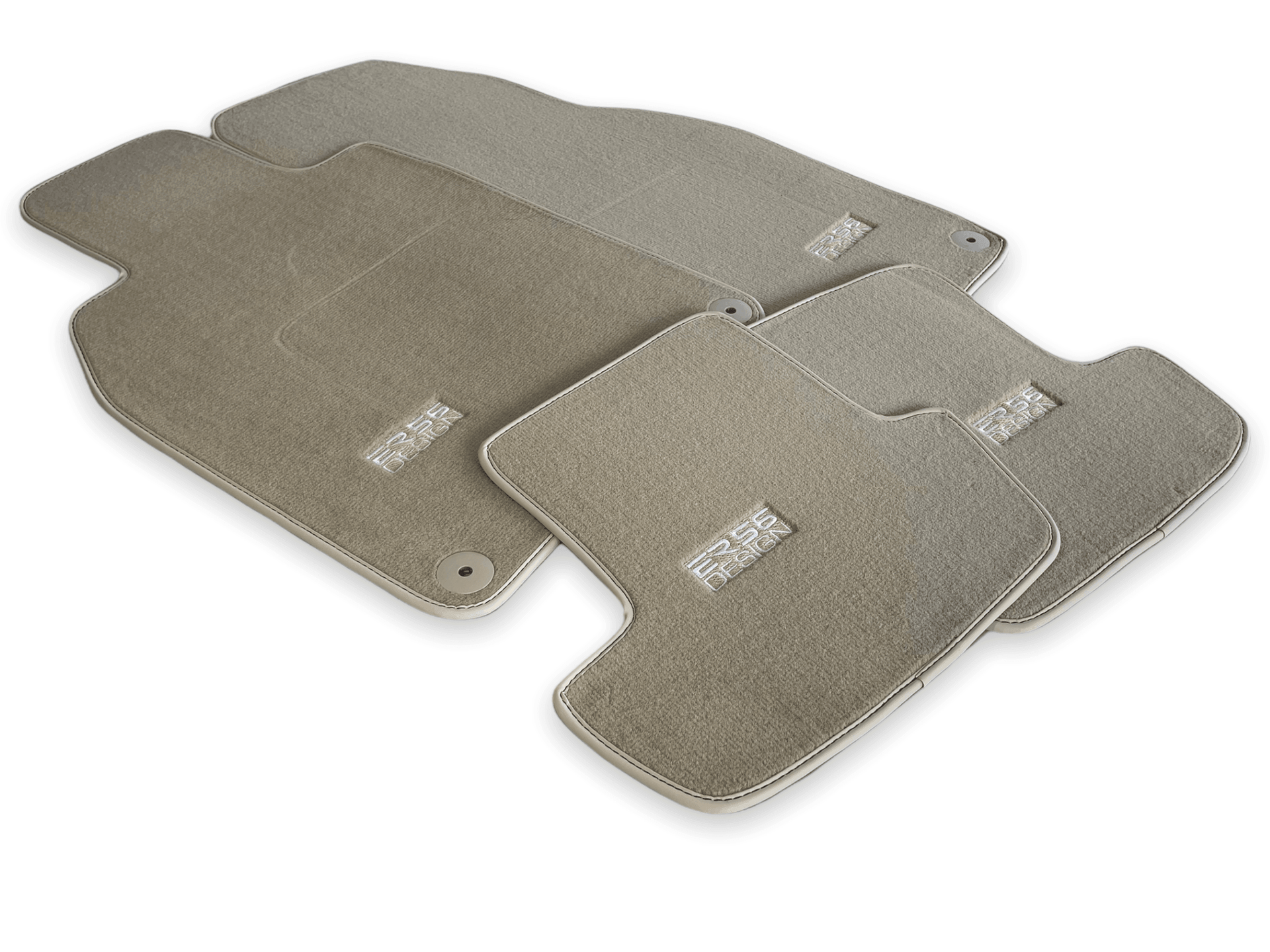 Beige Floor Mats for Porsche Panamera (2009-2016) | ER56 Design - AutoWin