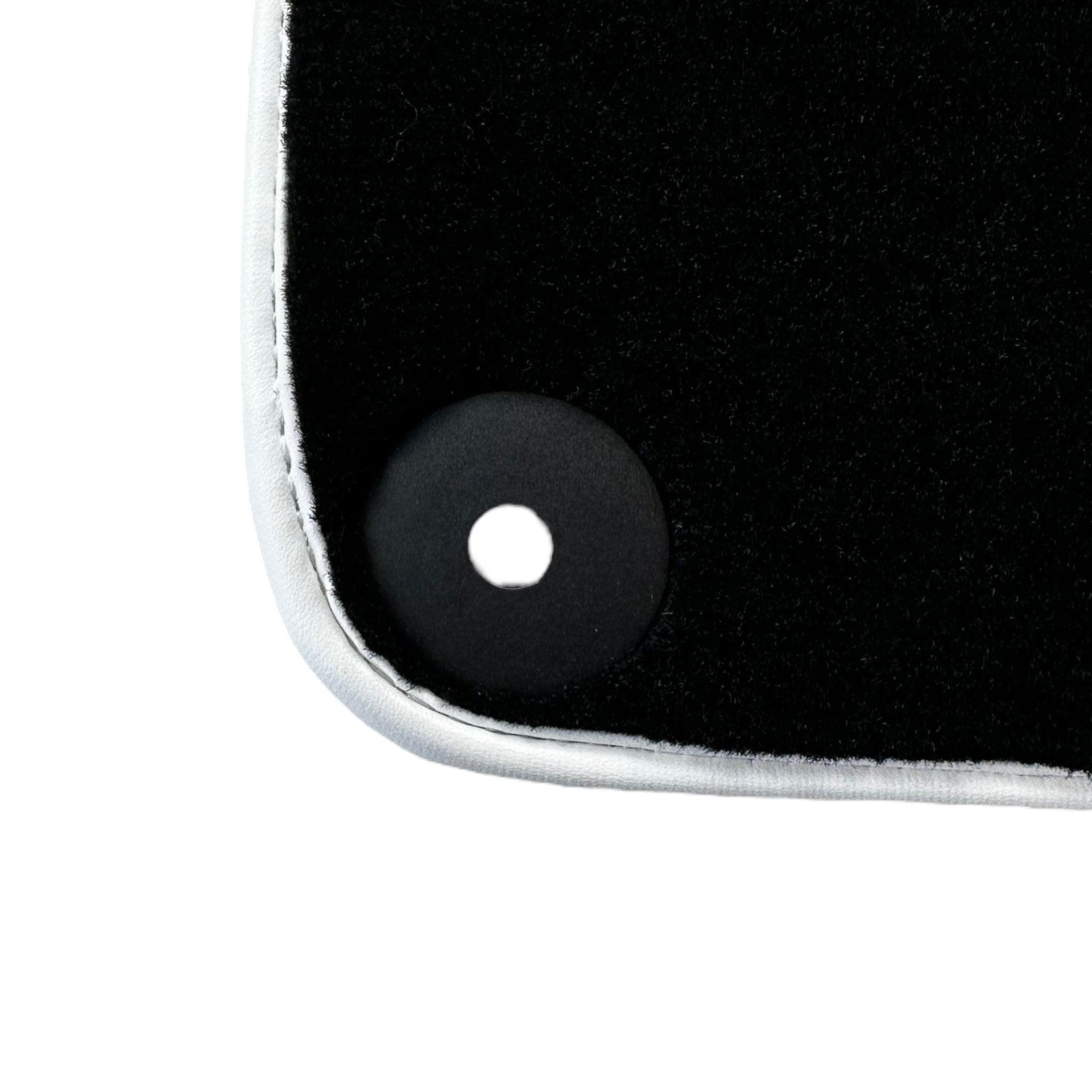 Premium Black Leather Floor Mats for Lamborghini Huracan STO