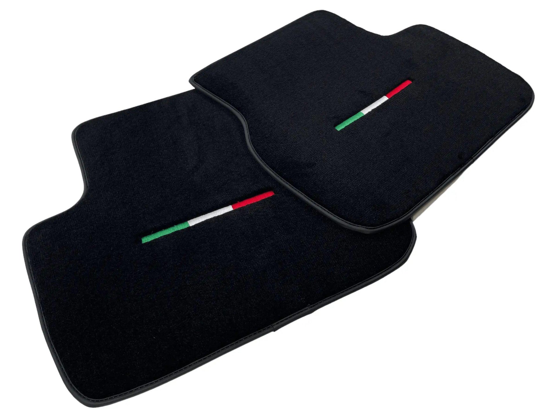 Black Floor Mats For Maserati Ghibli 2013-2022 Italy Edition - AutoWin