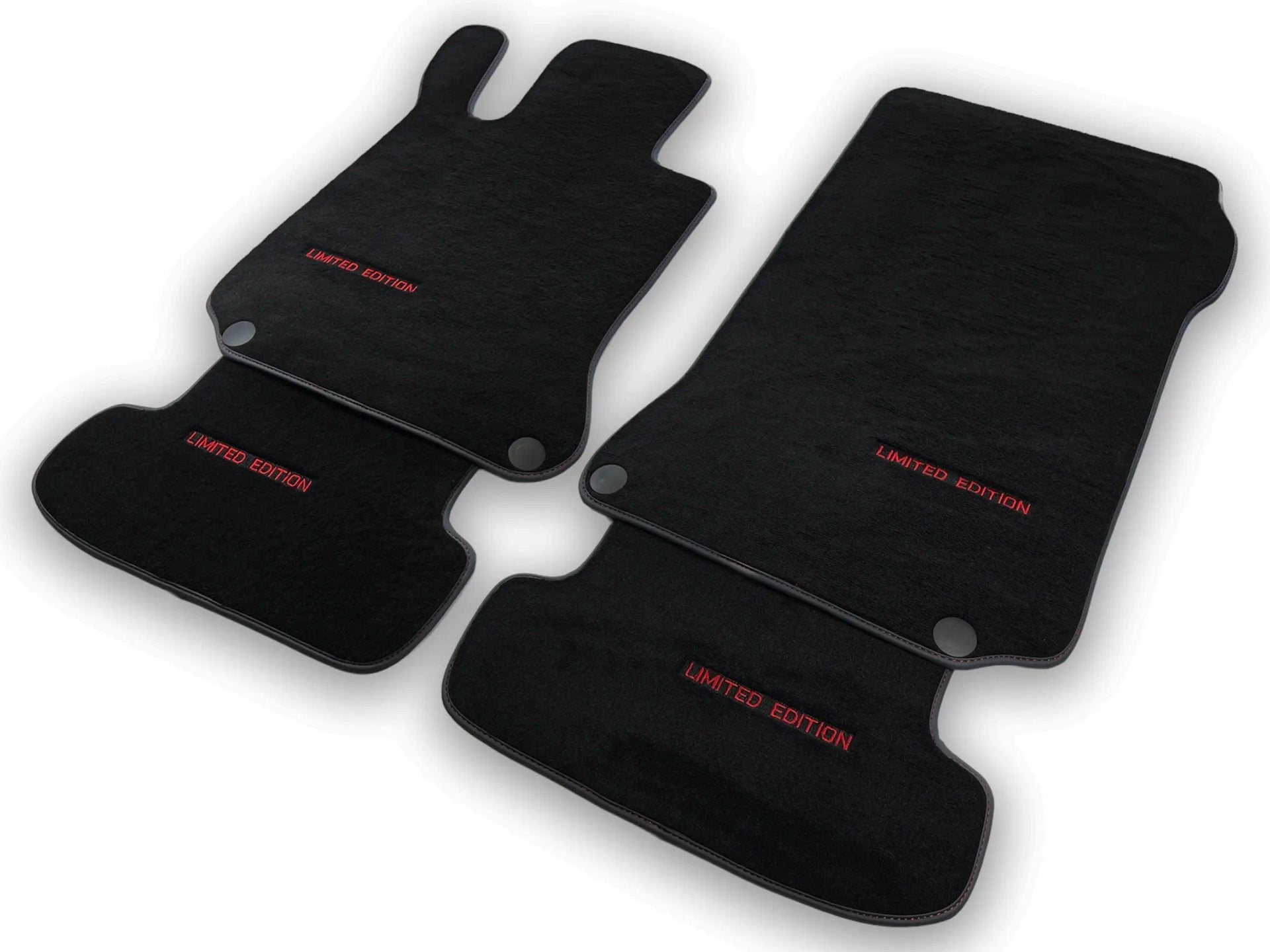 Black Floor Mats For Mercedes Benz E-Class W214 Sedan (2023-2024) Hybrid | Limited Edition - AutoWin