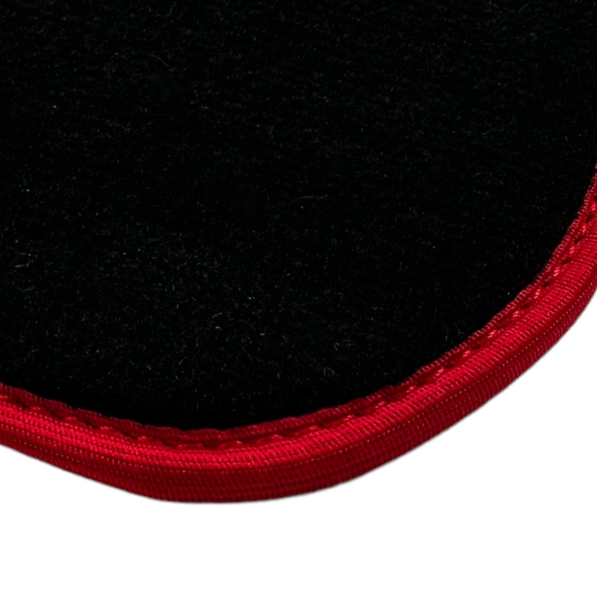 Black Floor Mats Red Trim for Pontiac FireBird (1970-1981) Trans Am - AutoWin