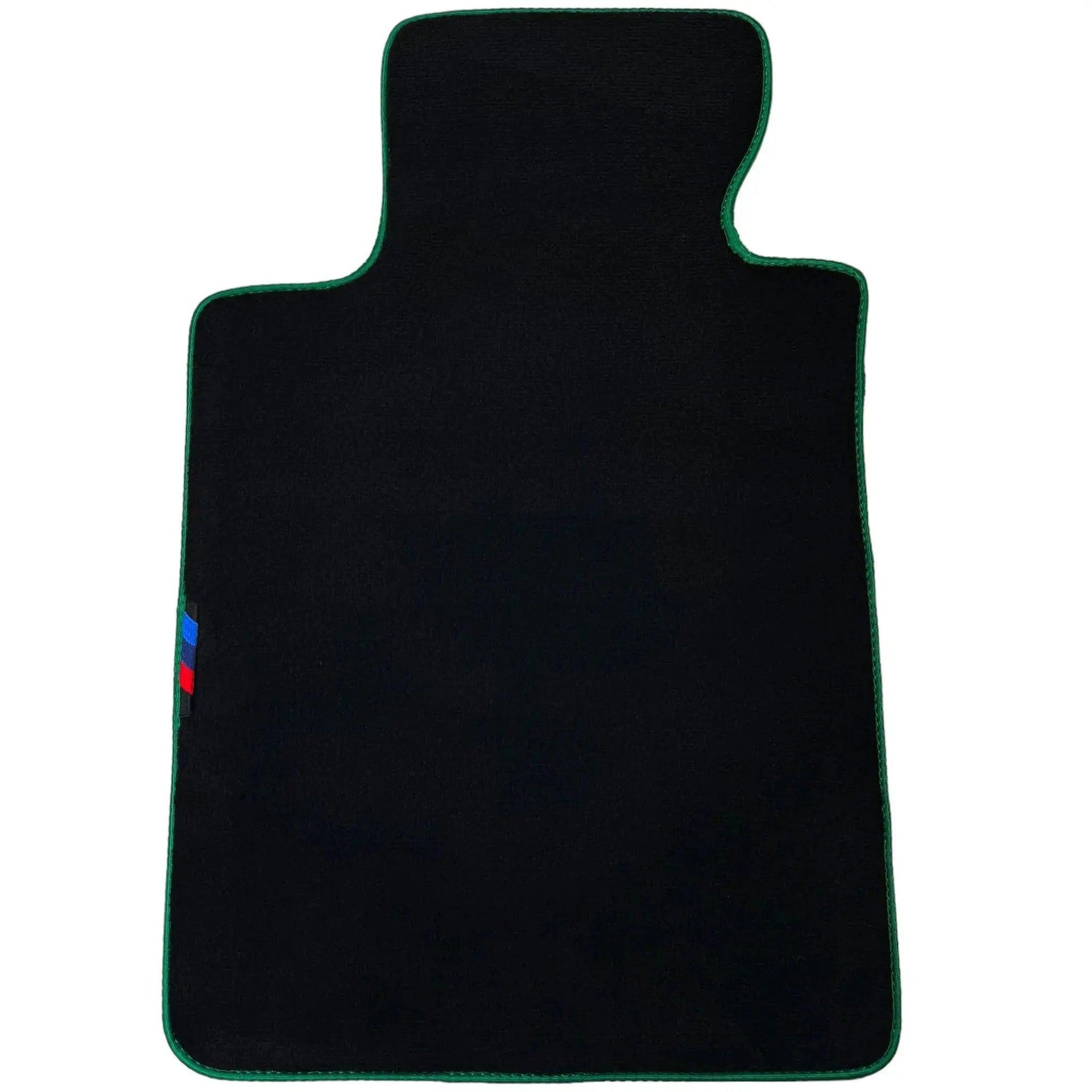 Black Mats For BMW M6 F12 Convertible | Green Trim - AutoWin