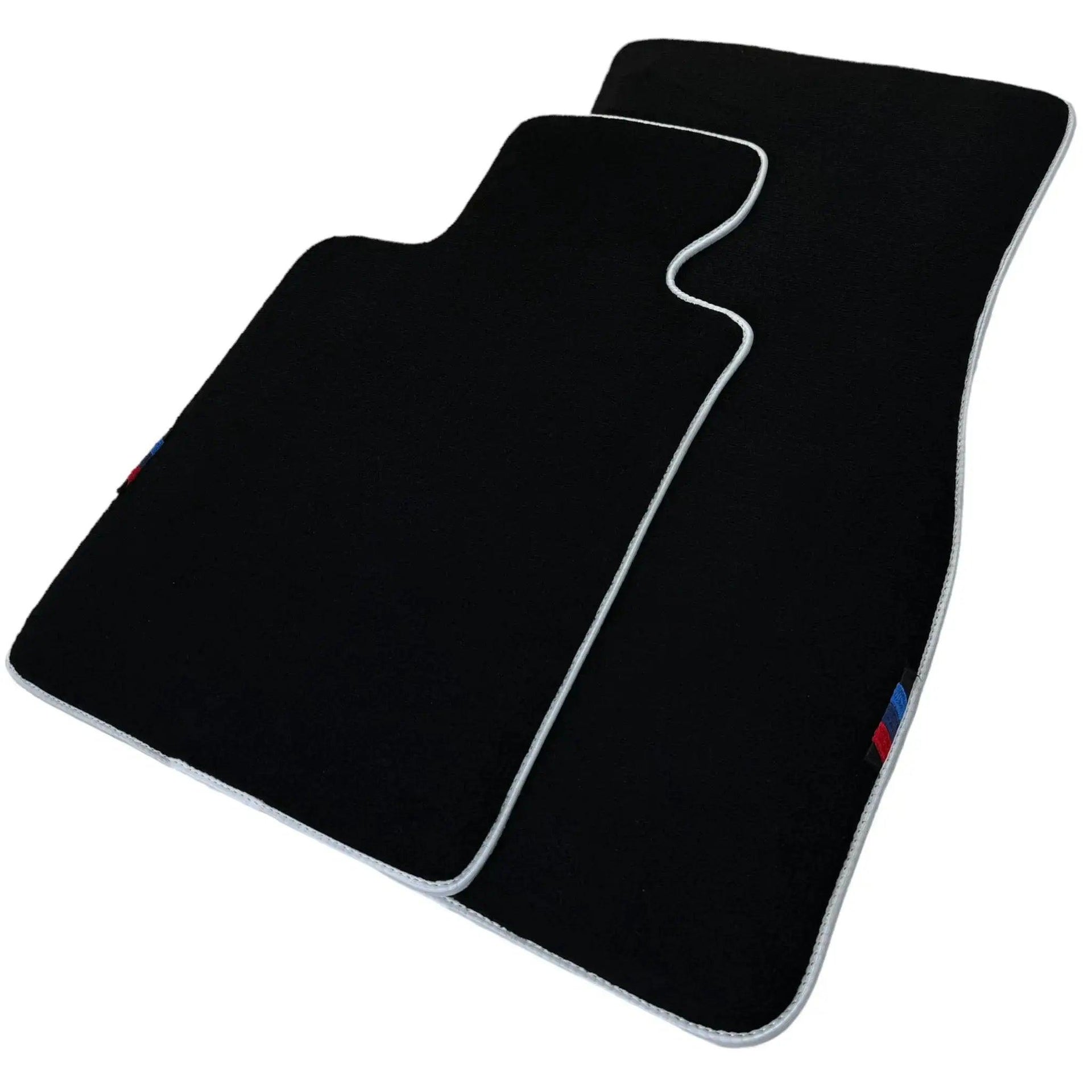 Black Mats For BMW M6 F13 Coupe | White Trim - AutoWin