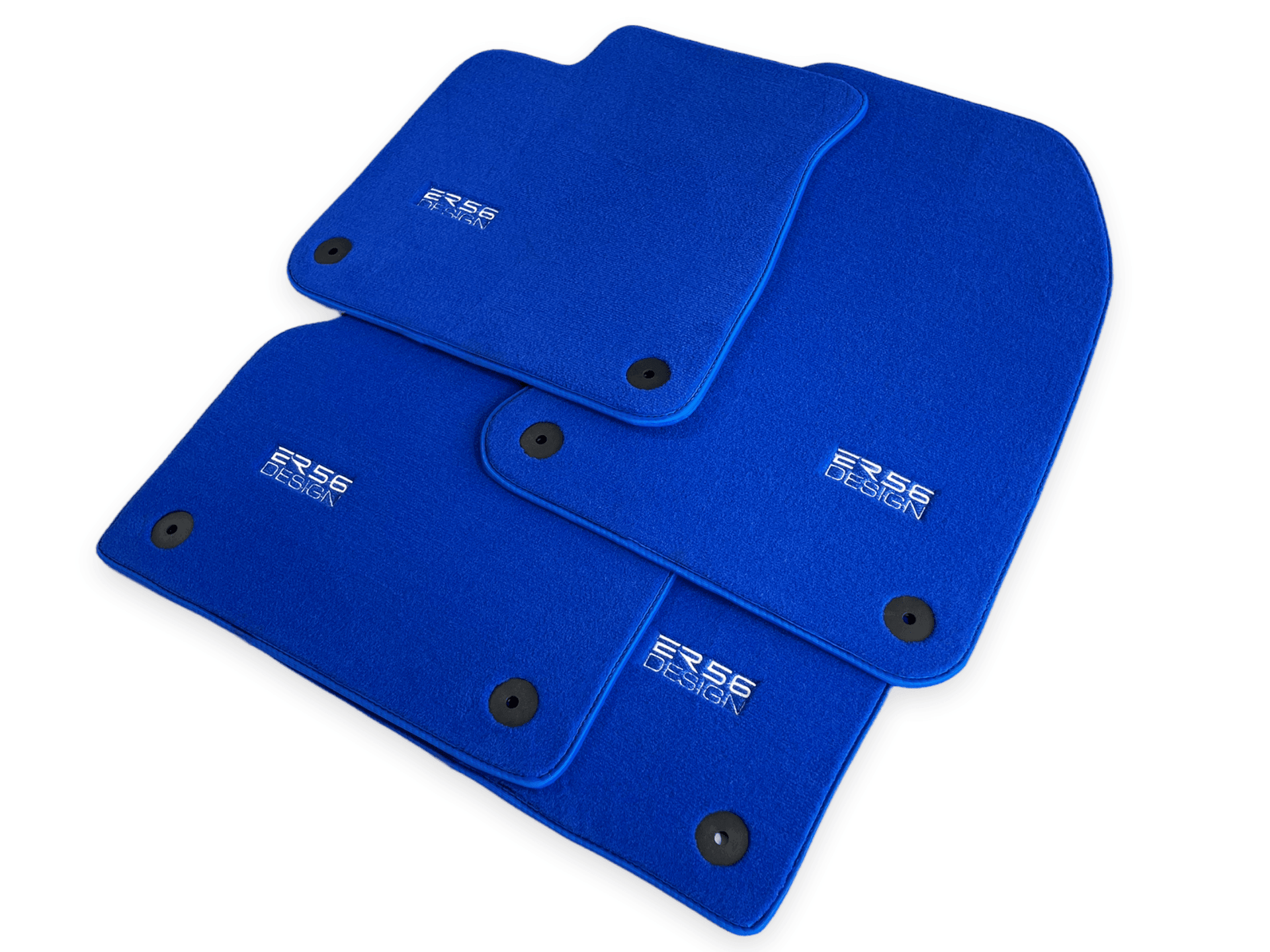 Blue Floor Mats for Audi A5 - F53 Coupe (2016-2020) | ER56 Design - AutoWin
