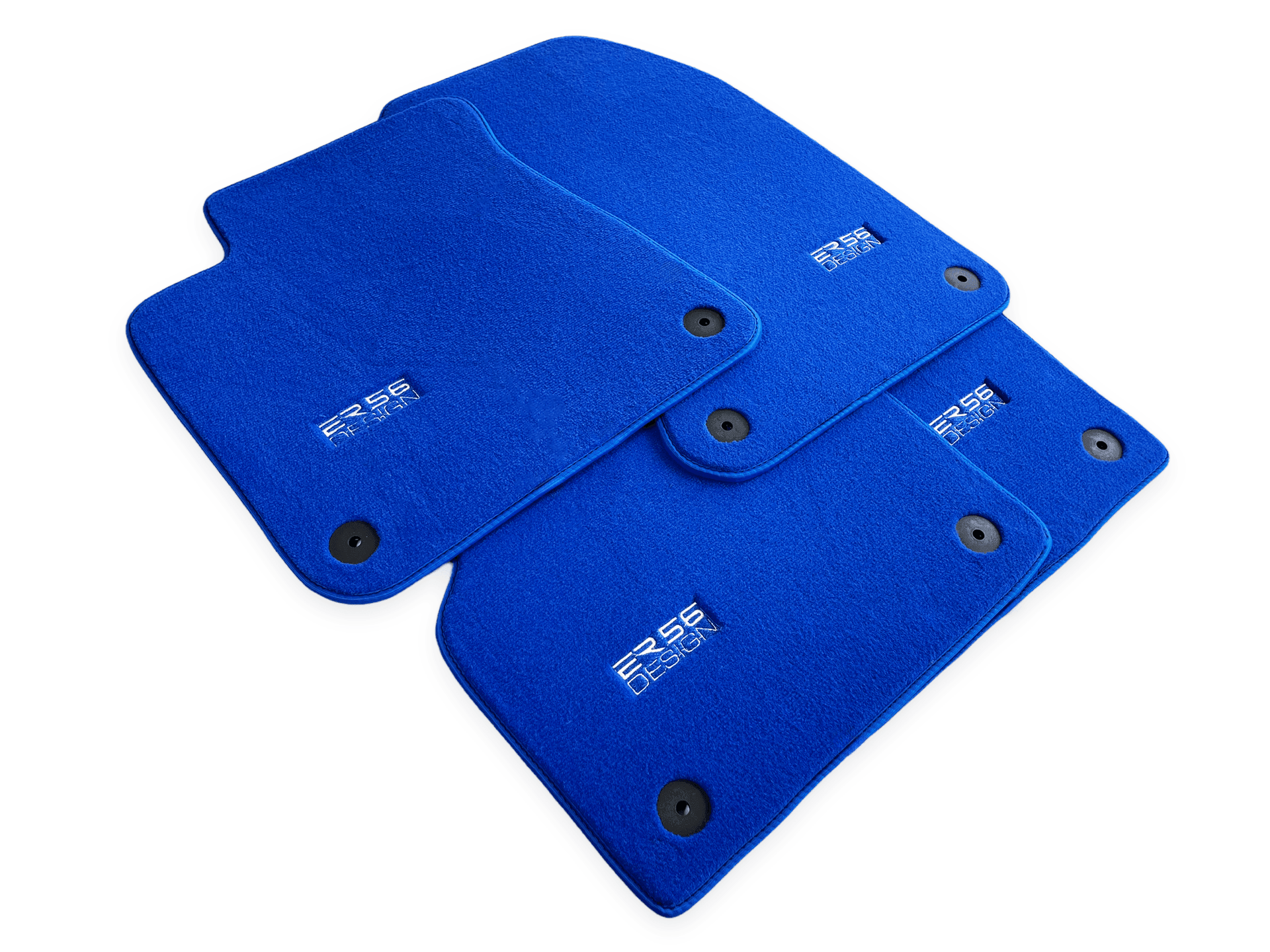 Blue Floor Mats for Audi A6 - C5 Sedan (1997-2002) | ER56 Design - AutoWin
