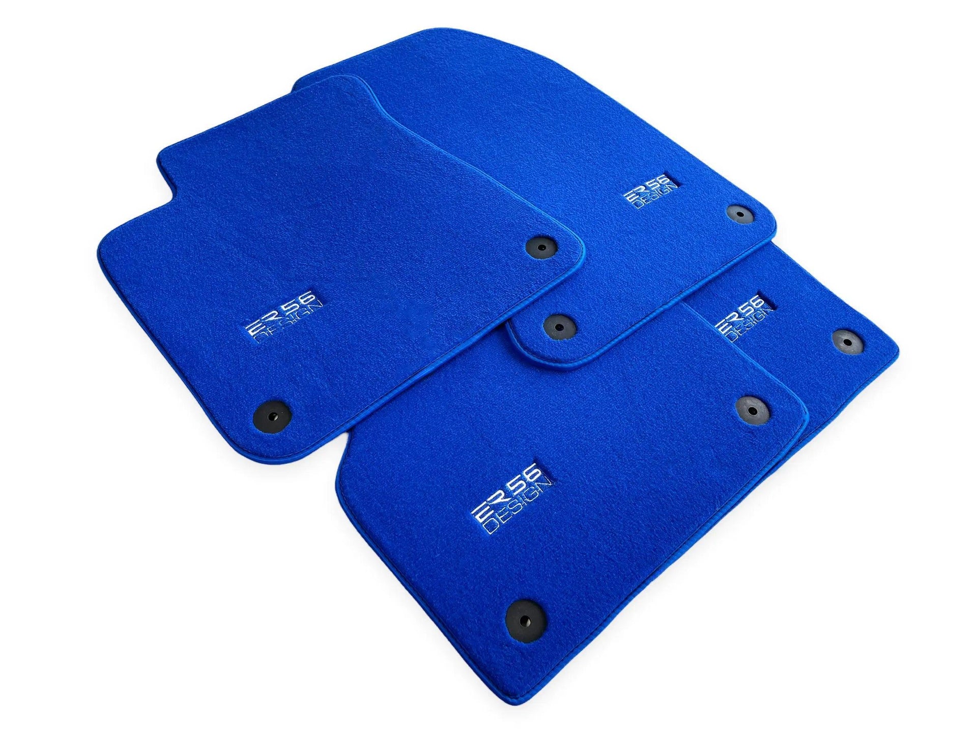 Blue Floor Mats for e-tron (2019-2024) | ER56 Design - AutoWin