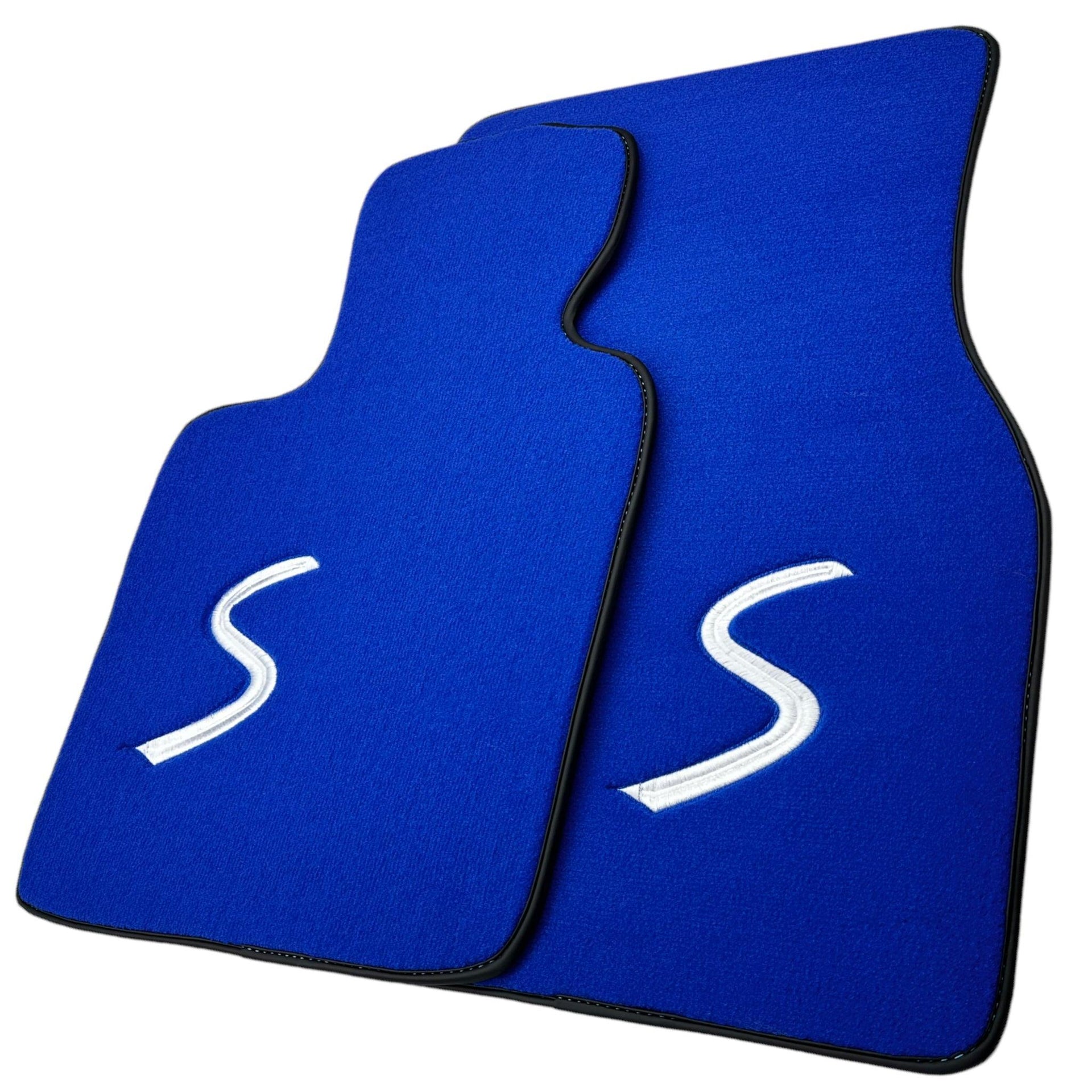 Blue Floor Mats for Mini Cooper / One R53 (2001-2007) Cooper S - AutoWin