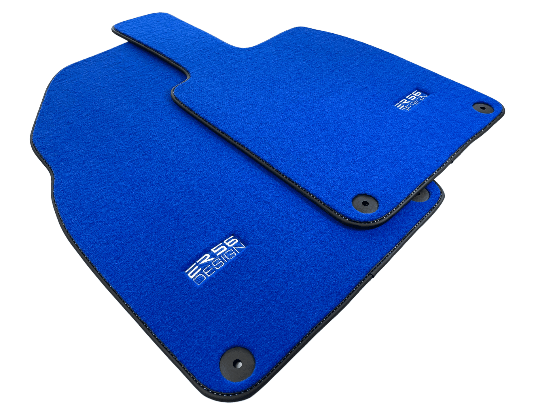 Blue Floor Mats for Porsche 718 Cayman (2017-2023) | Er56 Design - AutoWin