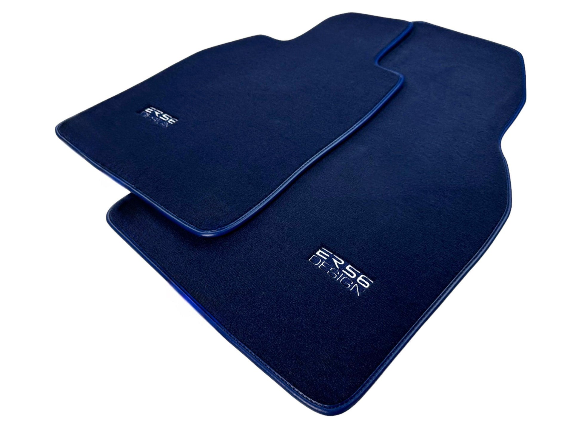 Dark Blue Floor Mats for Porsche 987 Cayman (2009-2012) | Er56 Design - AutoWin