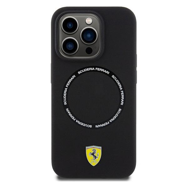 Ferrari Printed Ring MagSafe Hardcase for iPhone 15 Pro Max 6.7" - AutoWin