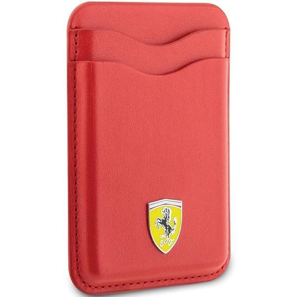 Ferrari Red Cadslot Wallet - Magnetic Wallet for Apple Phones - AutoWin