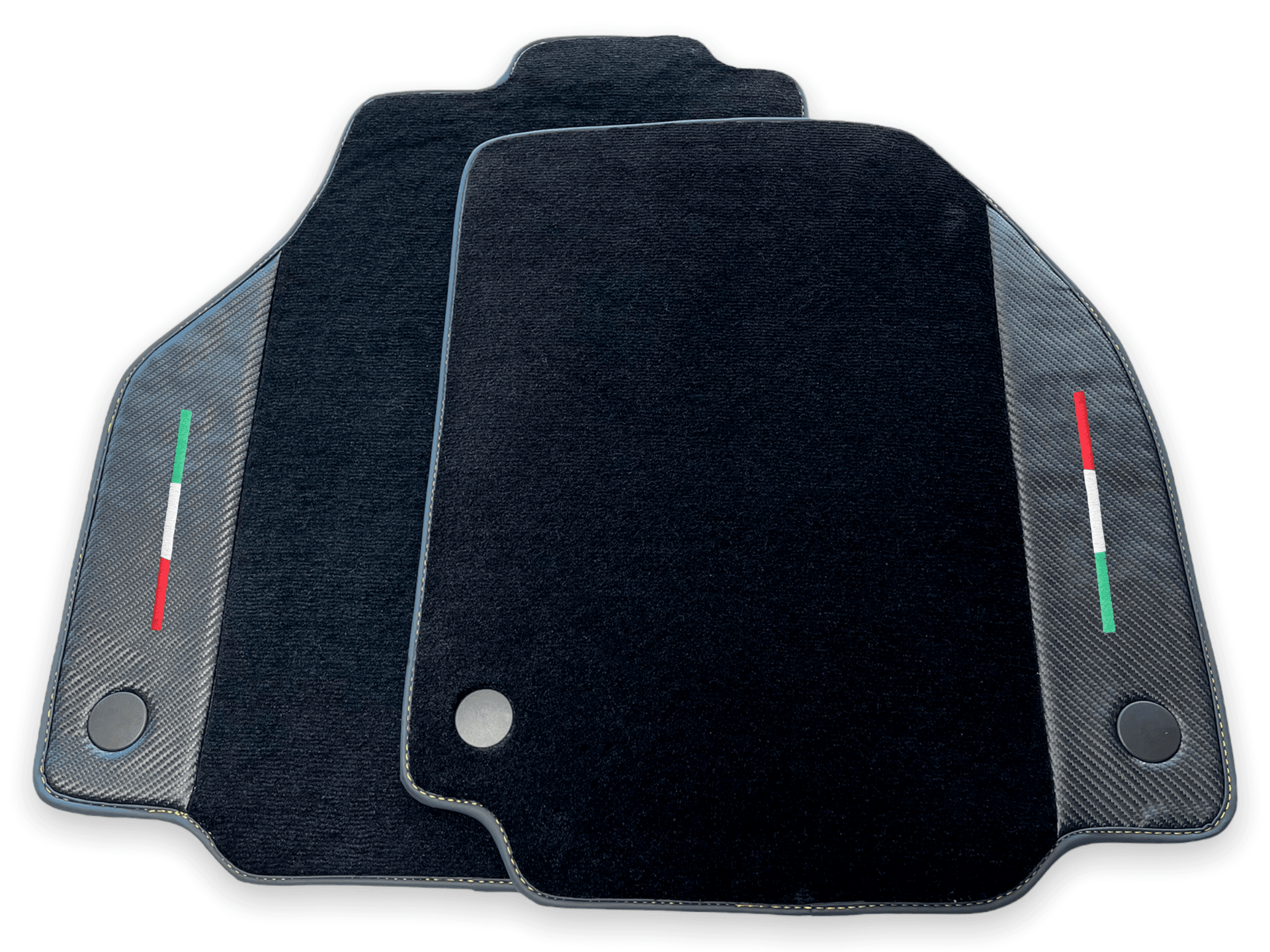 Floor Mats For Ferrari 488 GTB 2015-2022 Carpet With Carbon Fiber - AutoWin