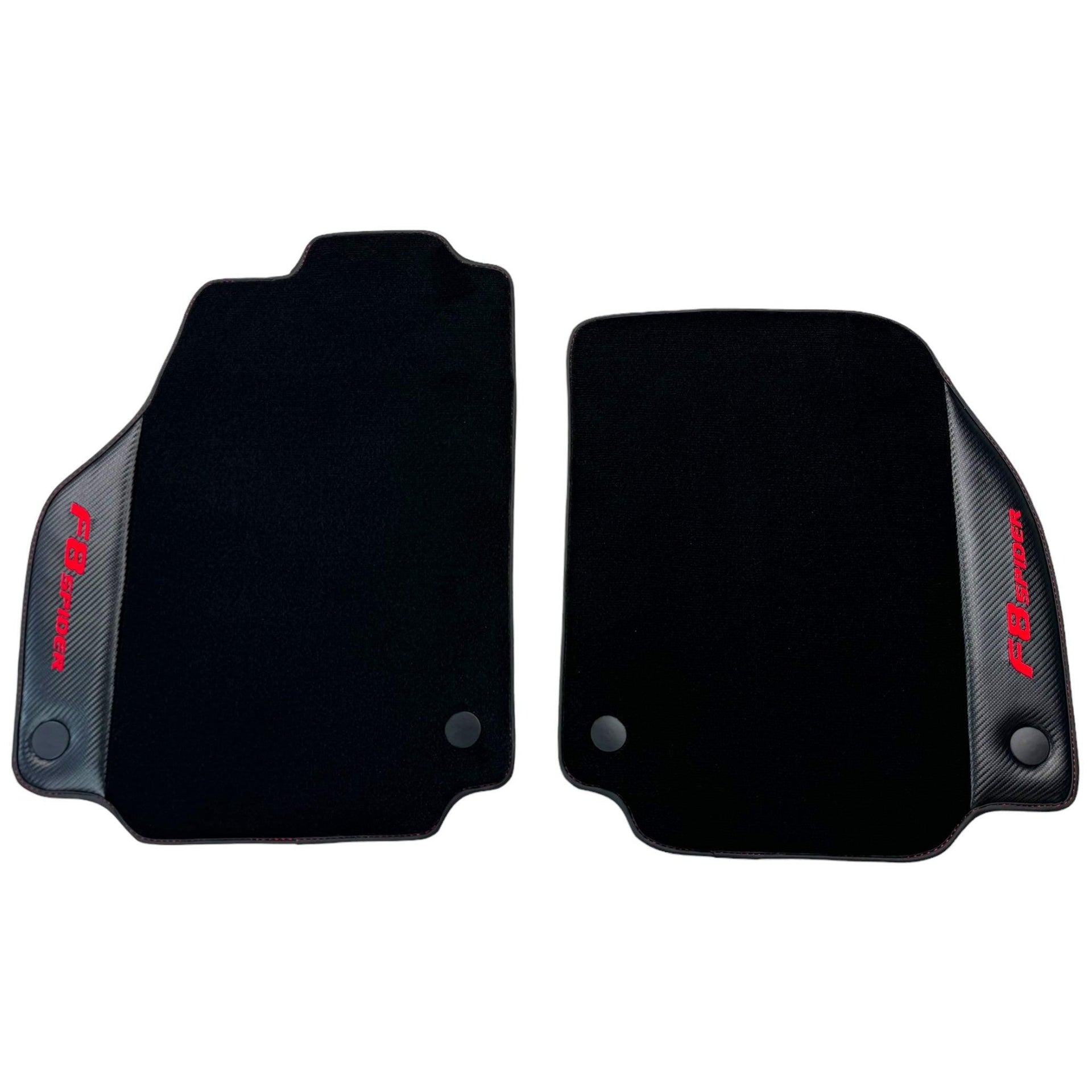 Floor Mats for Ferrari F8 Spider (2019-2022) with Carbon Fiber - AutoWin