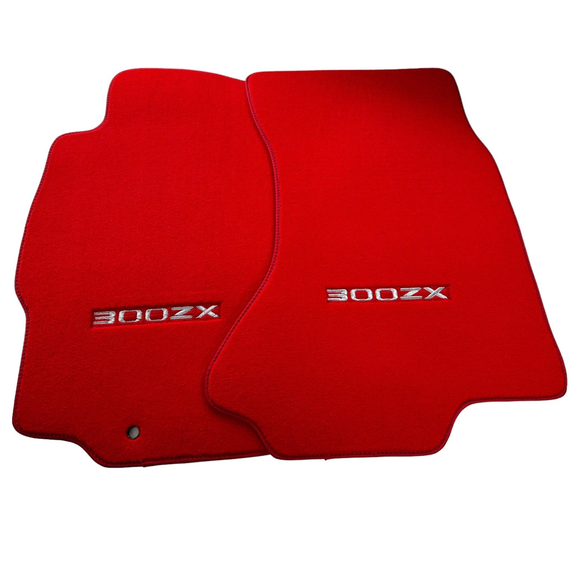 Floor Mats For Nissan 300ZX - Z32 (1990-1996) Tailored Red Carpets - AutoWin
