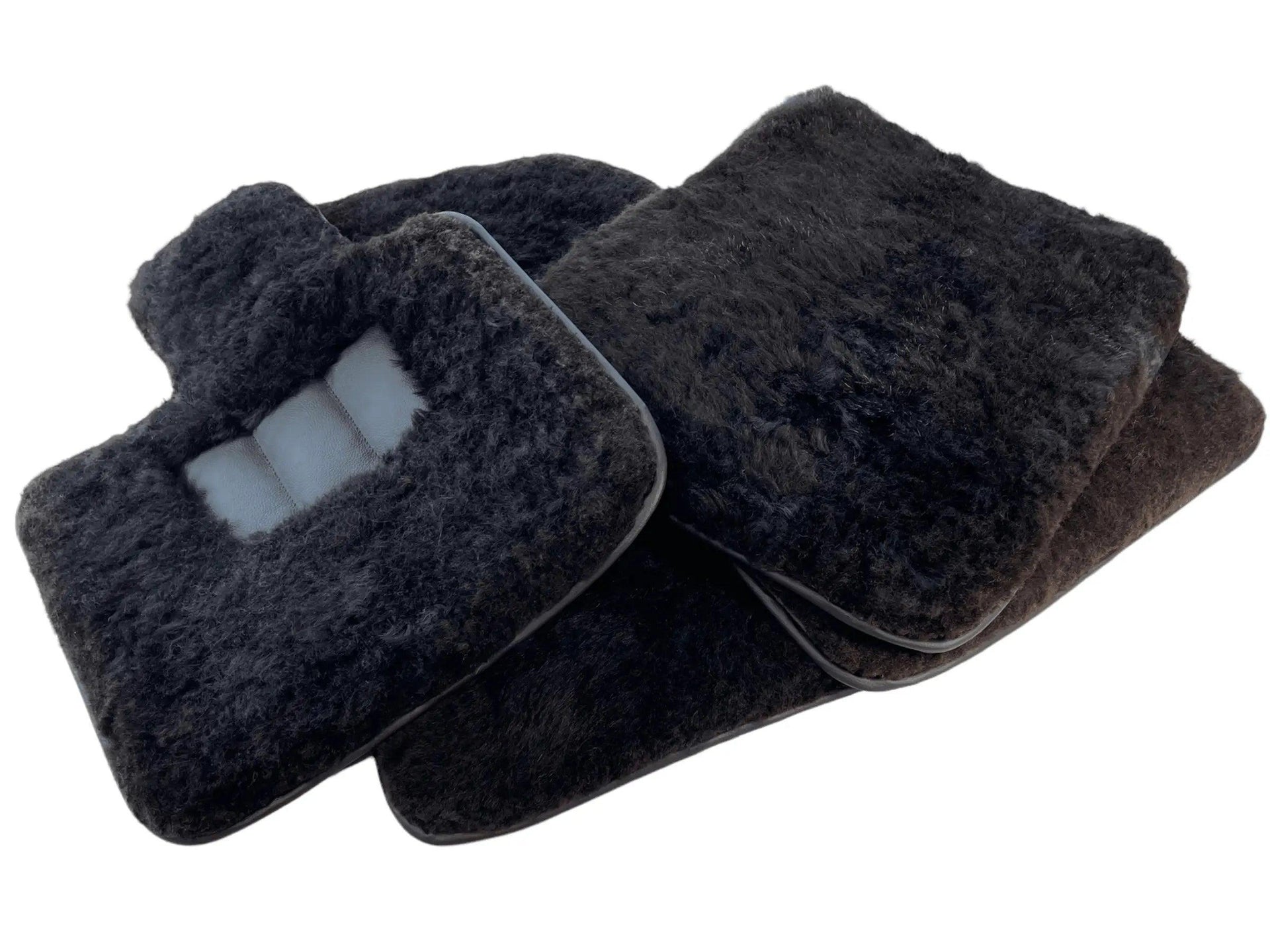 Genuine Sheepskin Floor Mats Bentley Bentayga Er56 Design Brand - AutoWin